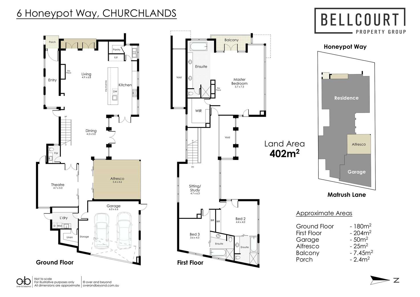 Floorplan of Homely house listing, 6 Honeypot Way, Churchlands WA 6018