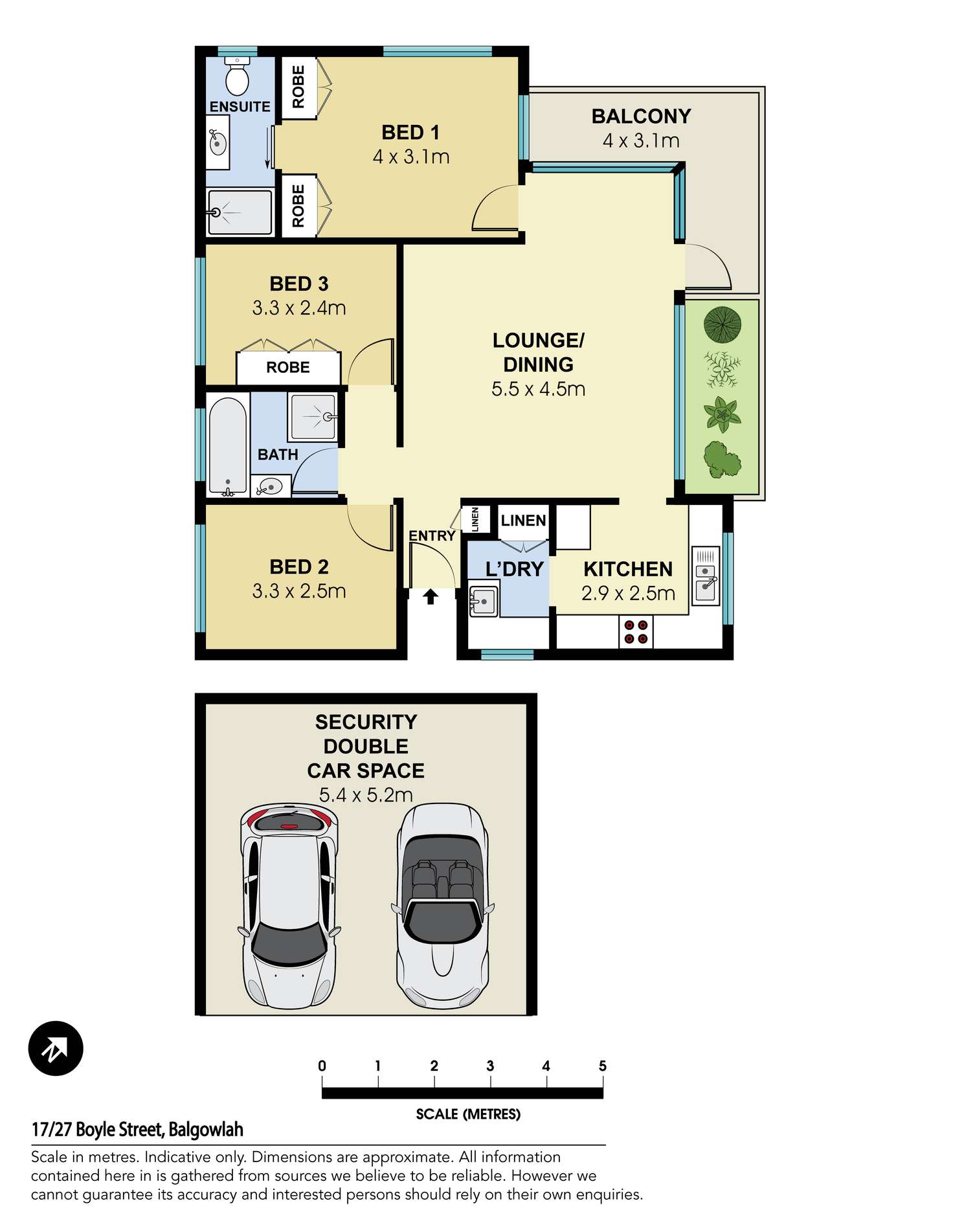 Floorplan of Homely unit listing, 17/27 Boyle Street, Balgowlah NSW 2093