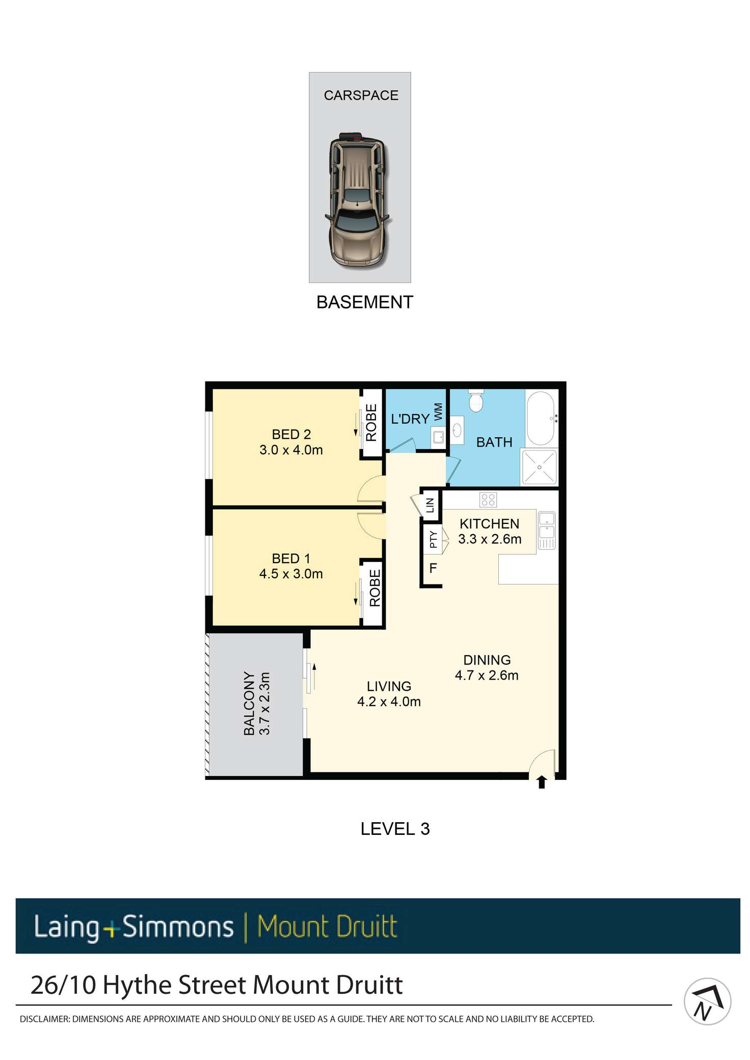 Floorplan of Homely unit listing, 26/10 Hythe Street, Mount Druitt NSW 2770