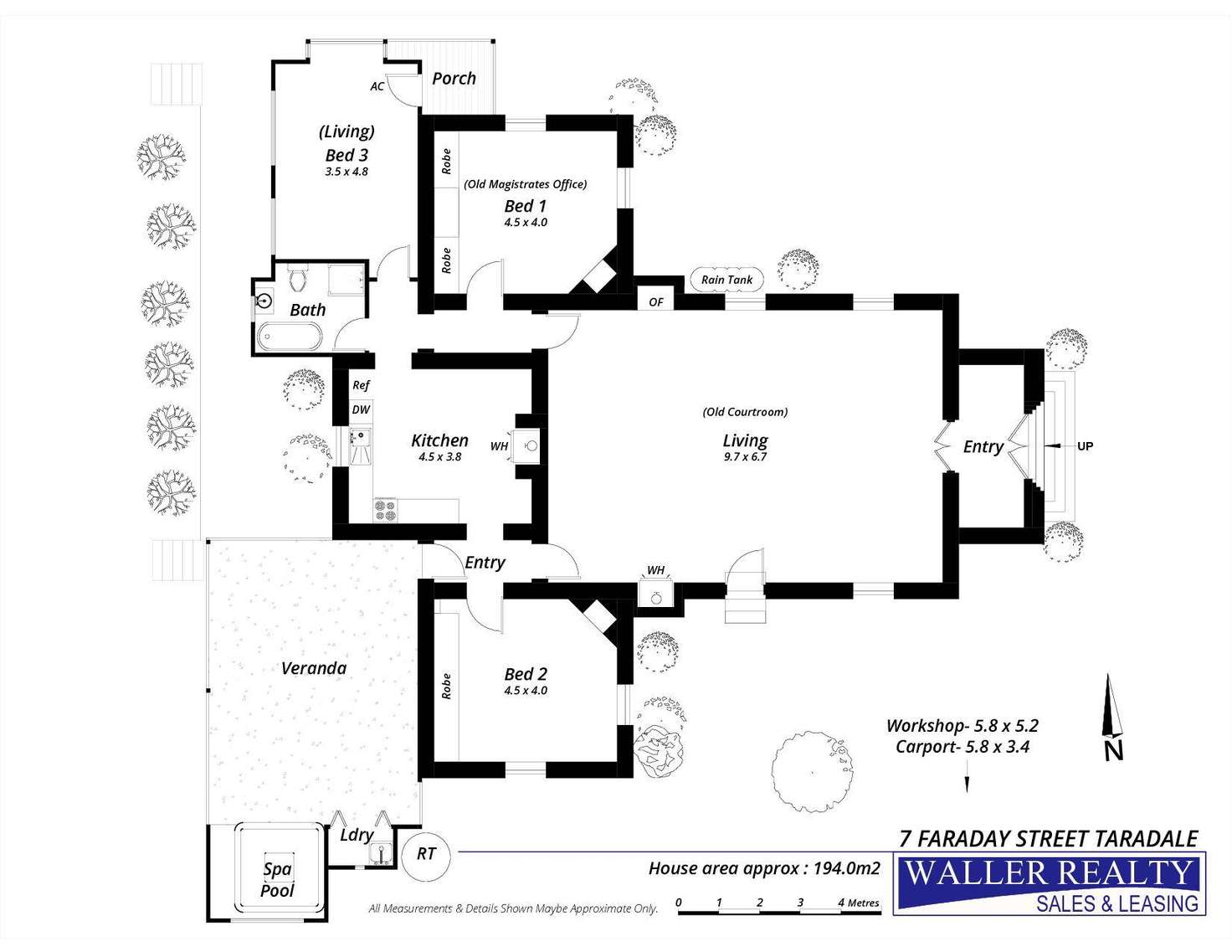 Floorplan of Homely house listing, 7 Faraday Street, Taradale VIC 3447