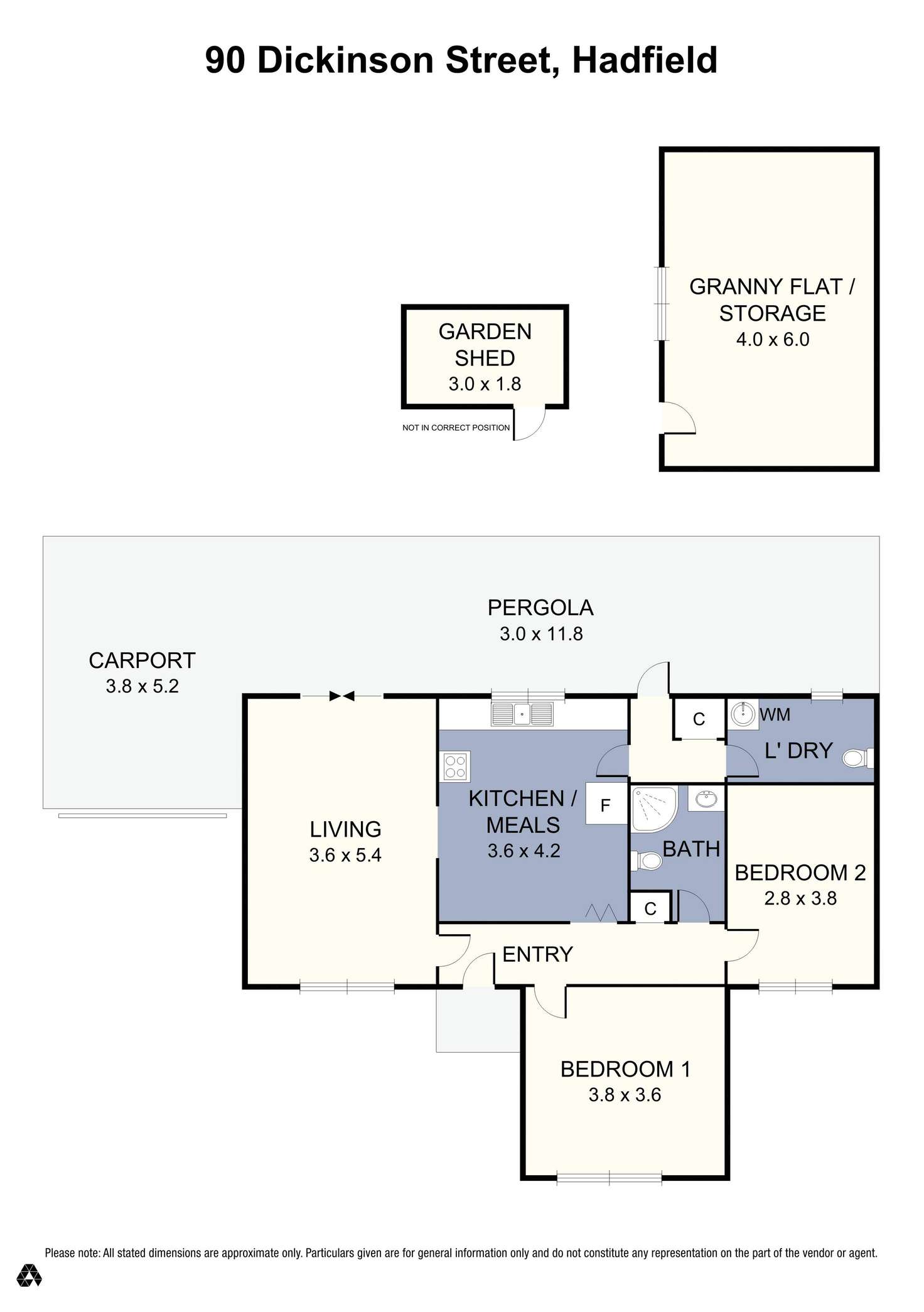 Floorplan of Homely house listing, 9 Dickinson Street, Hadfield VIC 3046