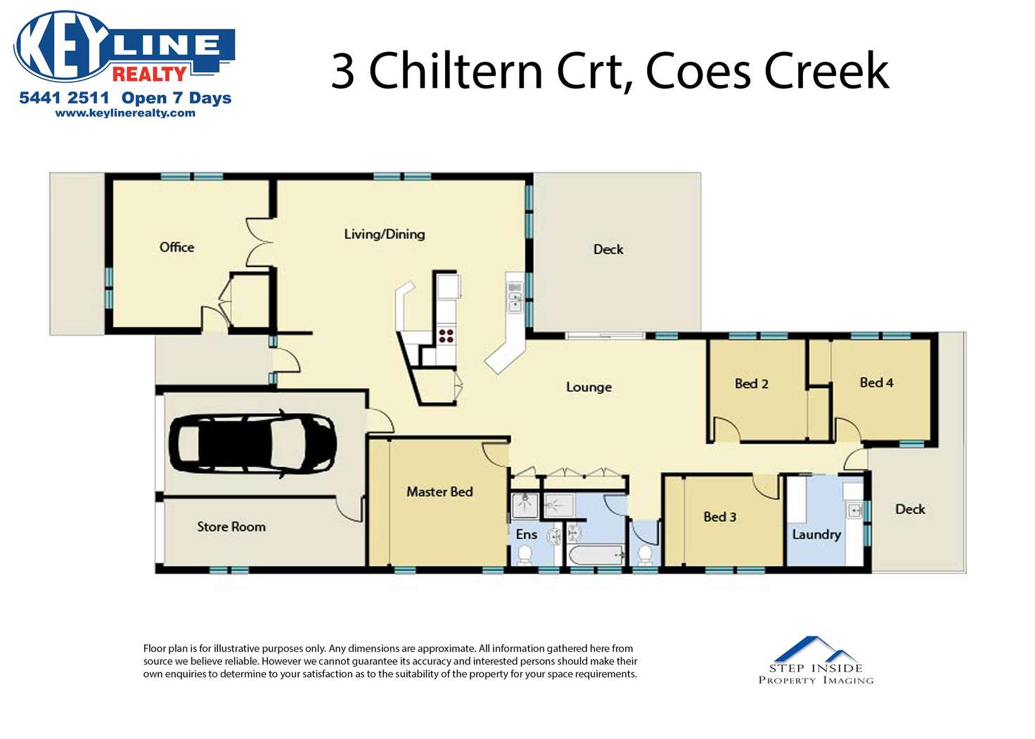 Floorplan of Homely house listing, 3 Chiltern Court, Coes Creek QLD 4560