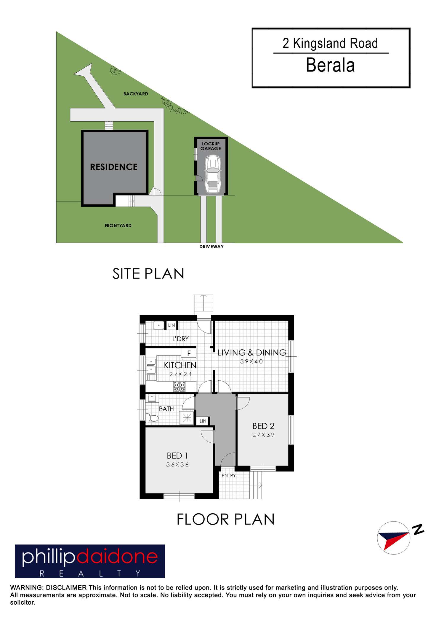 Floorplan of Homely house listing, 2 Kingsland Road, Berala NSW 2141