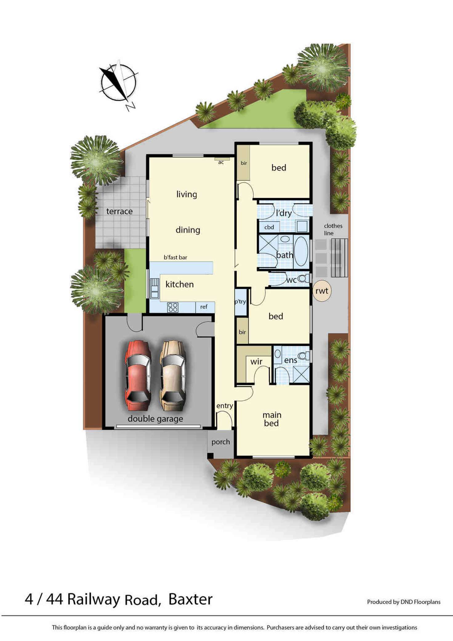 Floorplan of Homely unit listing, 4/44 Railway Road, Baxter VIC 3911