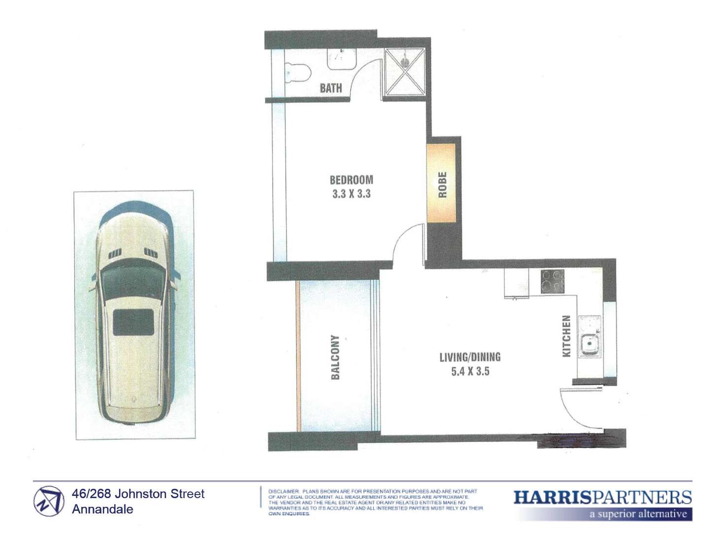 Floorplan of Homely unit listing, 46/268 Johnston Street, Annandale NSW 2038