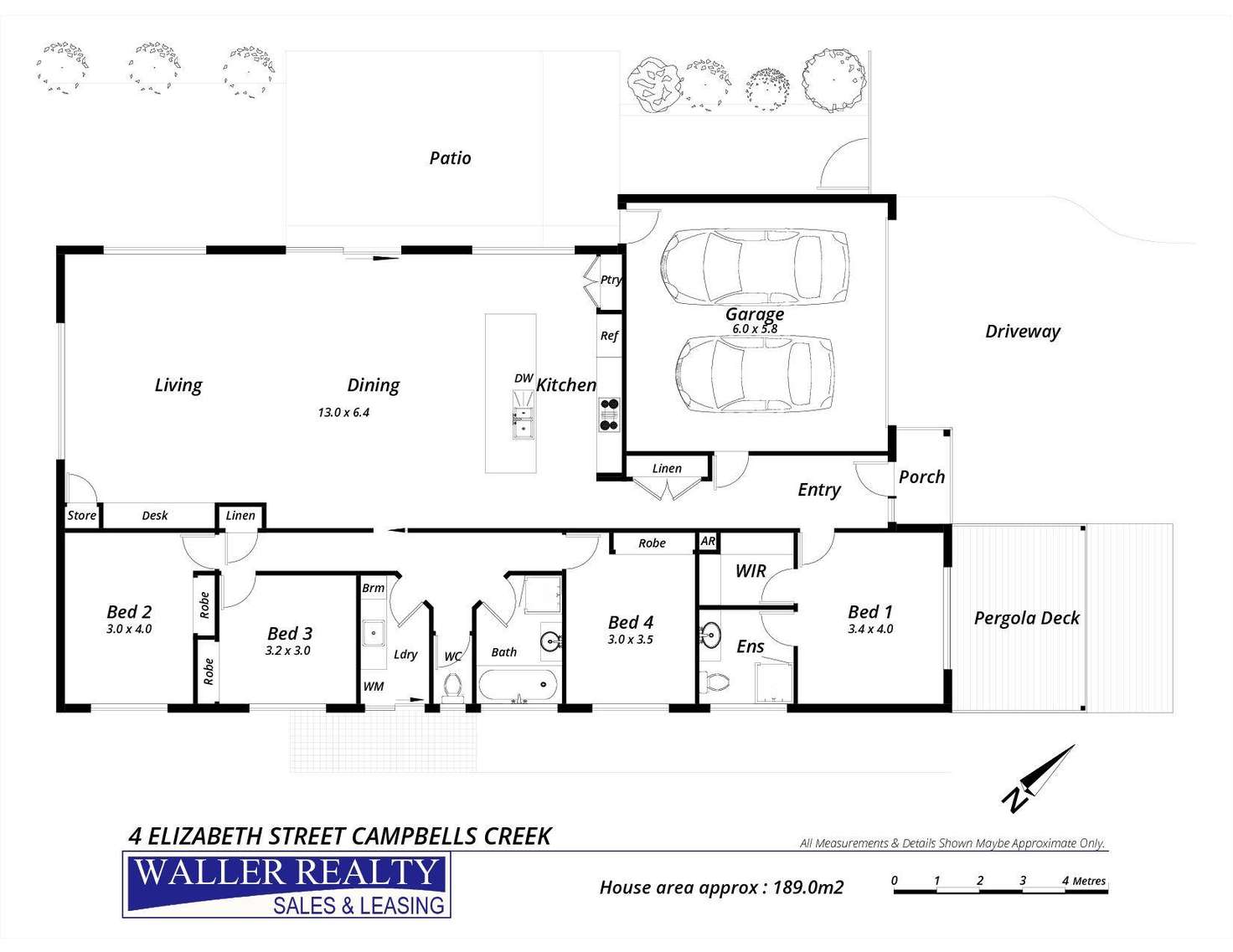 Floorplan of Homely house listing, 4 Elizabeth Street, Campbells Creek VIC 3451