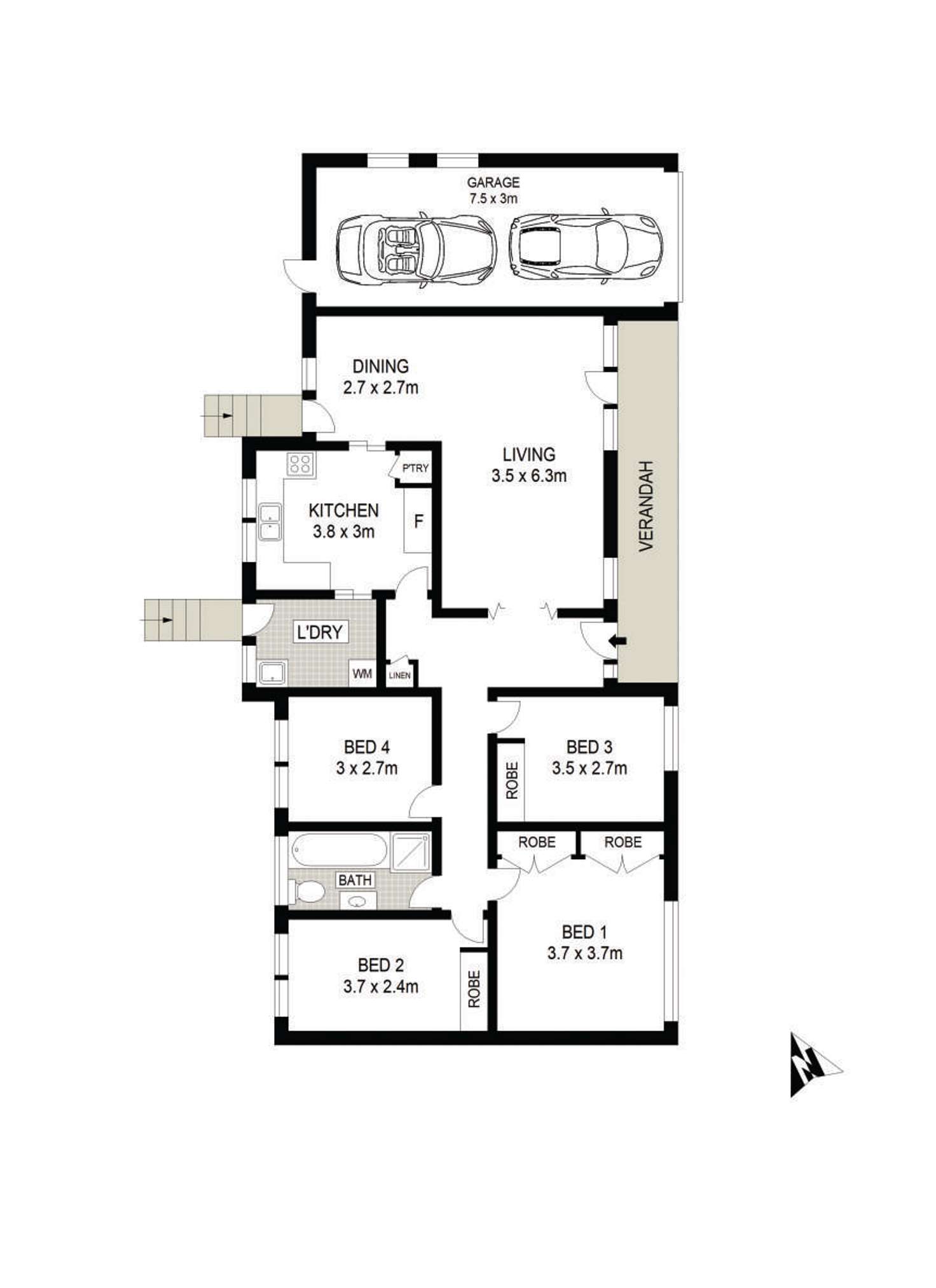 Floorplan of Homely house listing, 164 Old Northern Road, Baulkham Hills NSW 2153