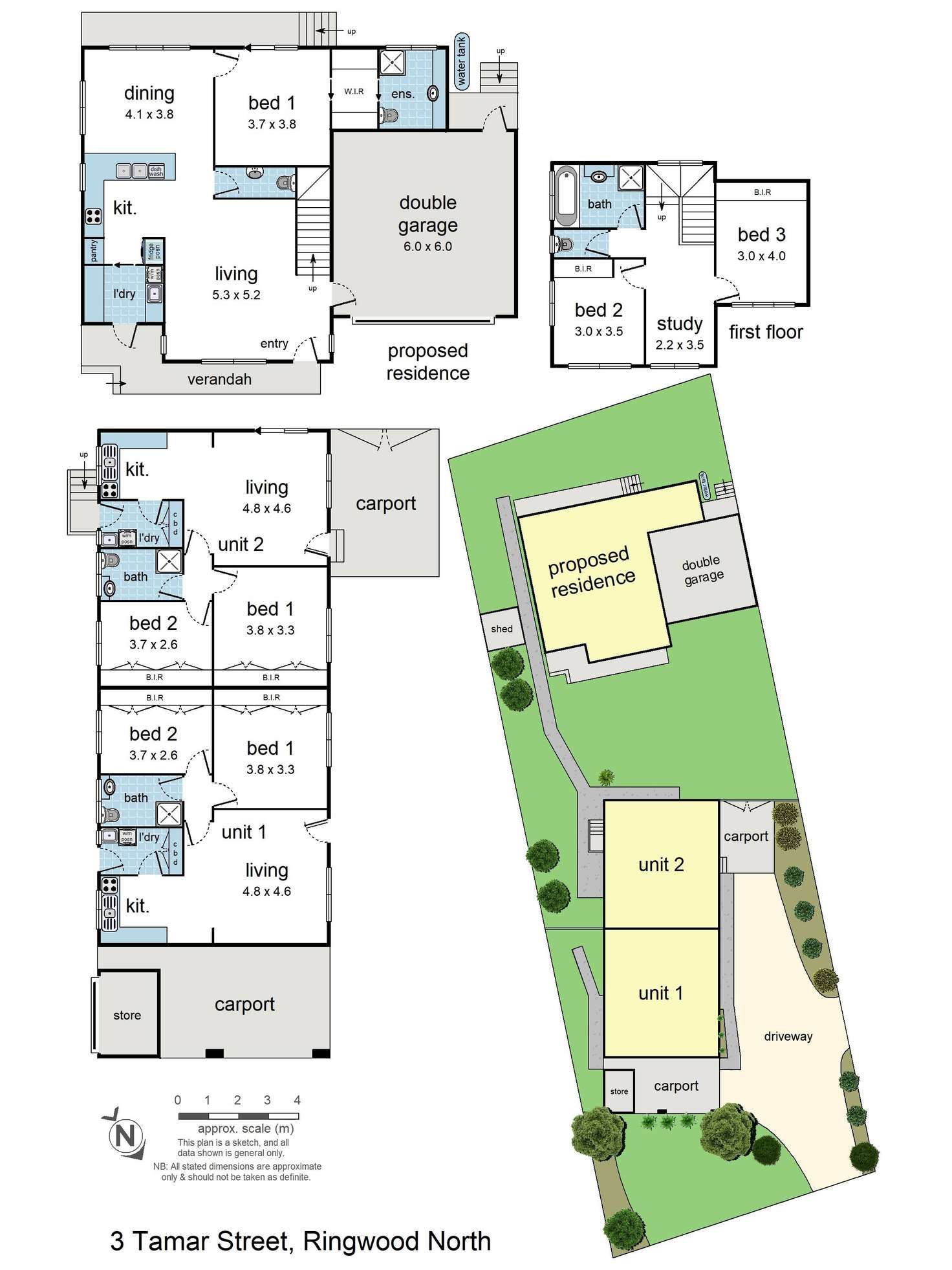 Floorplan of Homely house listing, 3 Tamar Street, Ringwood North VIC 3134