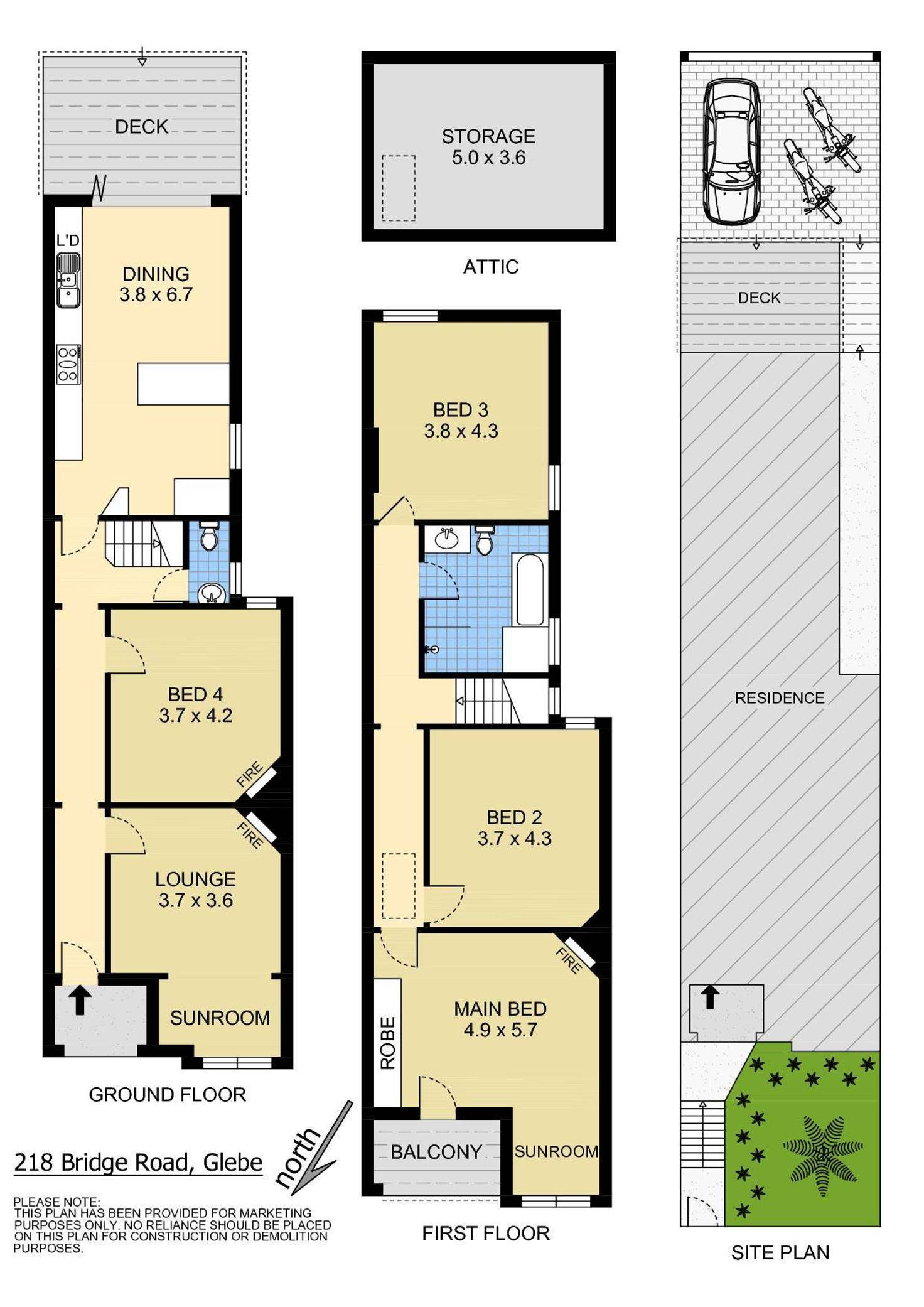 Floorplan of Homely house listing, 218 Bridge Road, Glebe NSW 2037