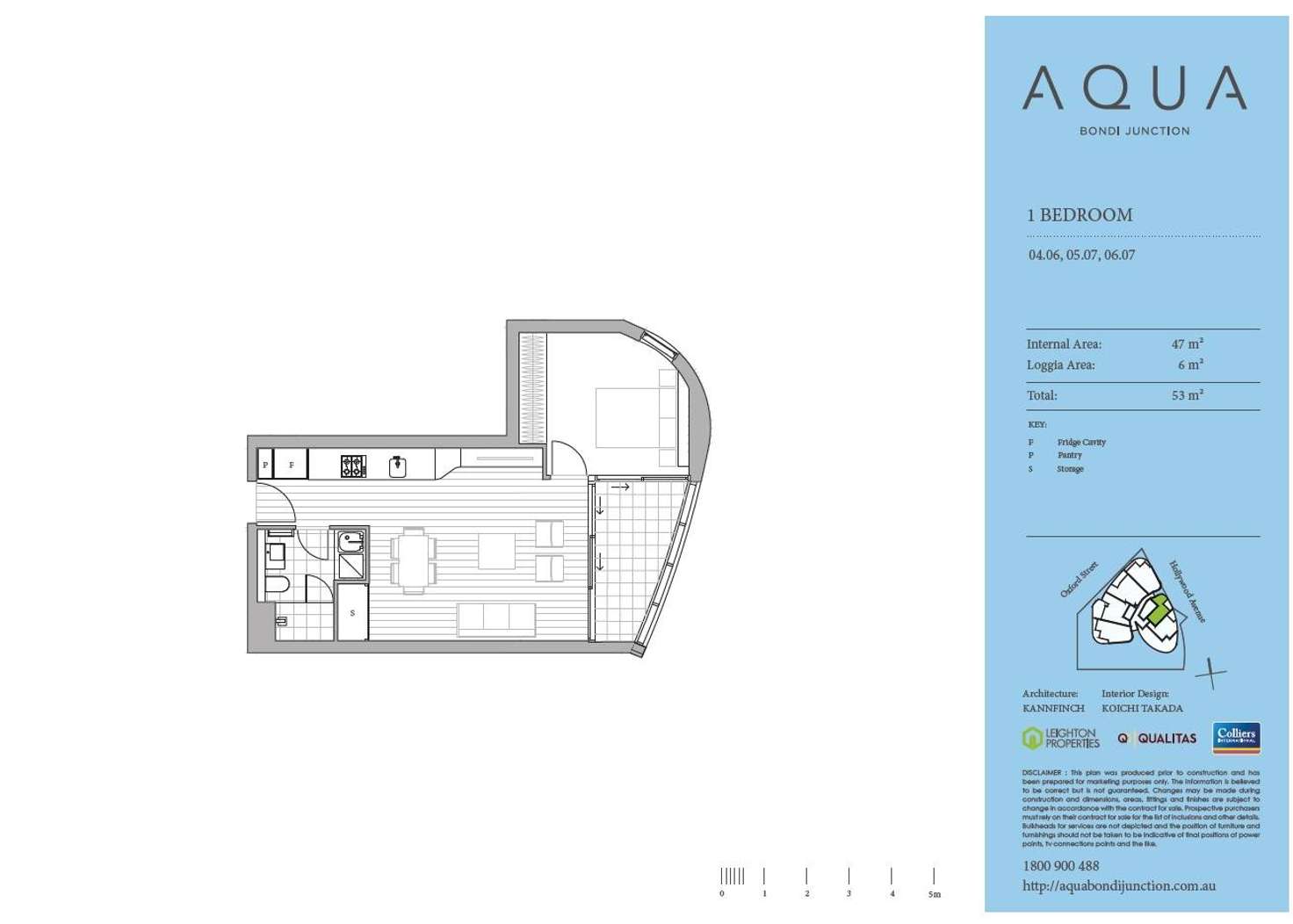 Floorplan of Homely apartment listing, 507/241 Oxford Street, Bondi Junction NSW 2022