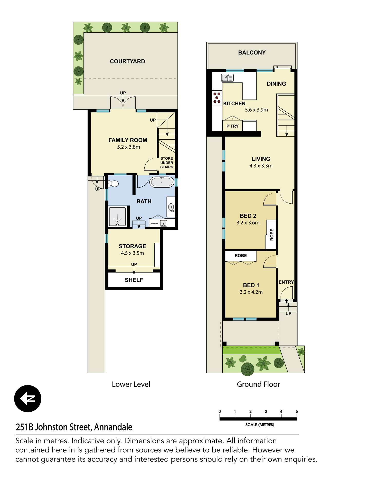 Floorplan of Homely house listing, 251B Johnston Street, Annandale NSW 2038