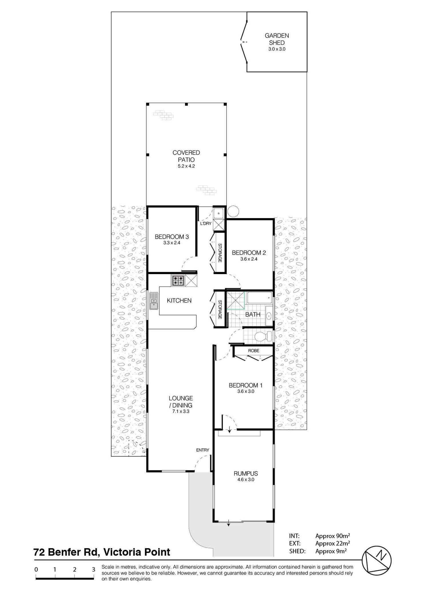 Floorplan of Homely house listing, 72 Benfer Road, Victoria Point QLD 4165