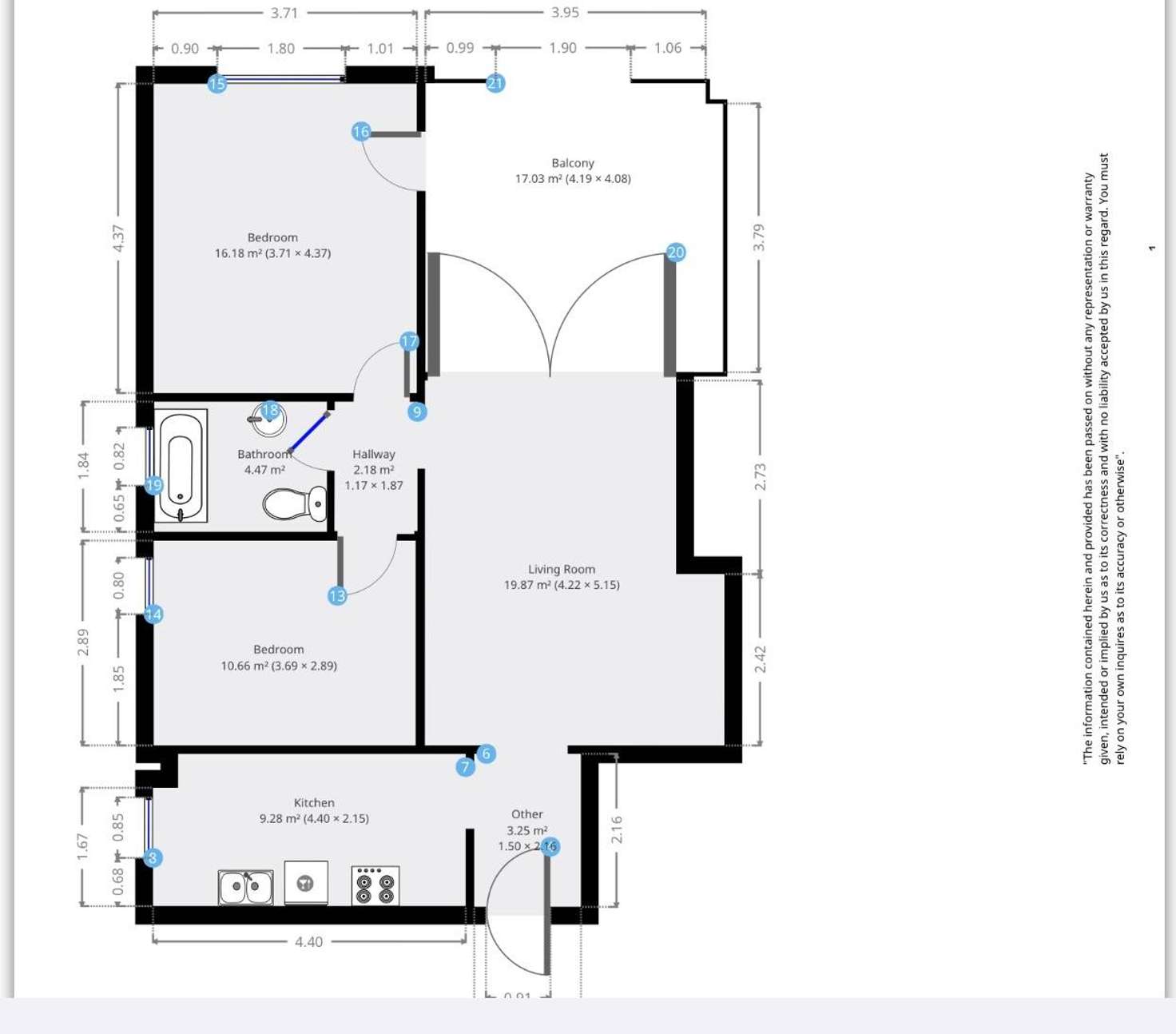 Floorplan of Homely apartment listing, 6/1 Edward Street, Bondi Beach NSW 2026