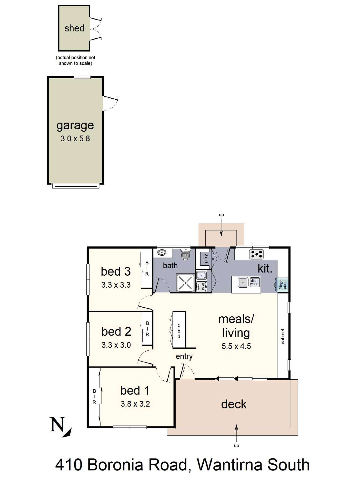 Floorplan of Homely house listing, 410 Boronia Road, Wantirna South VIC 3152