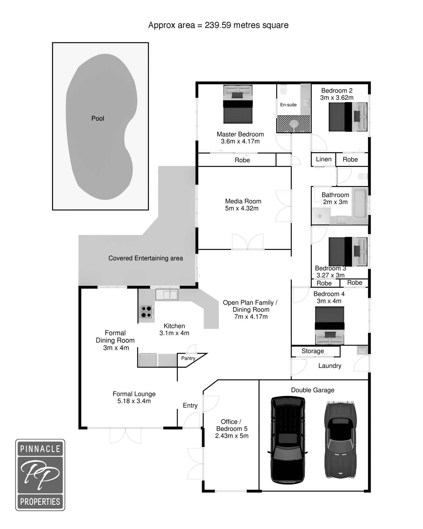 Floorplan of Homely house listing, 46 Flinders Way, Albany Creek QLD 4035
