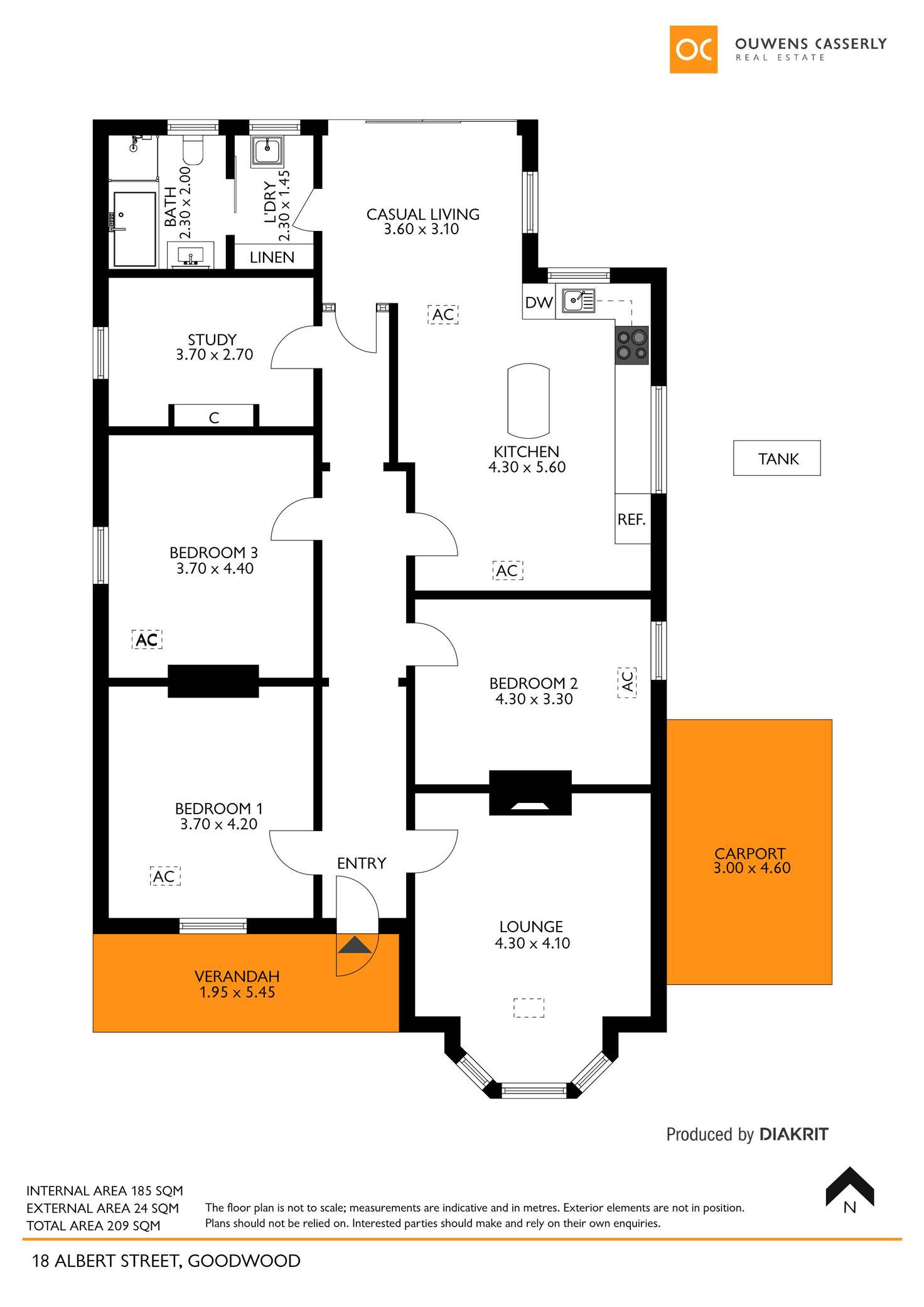 Floorplan of Homely house listing, 18 Albert Street, Goodwood SA 5034