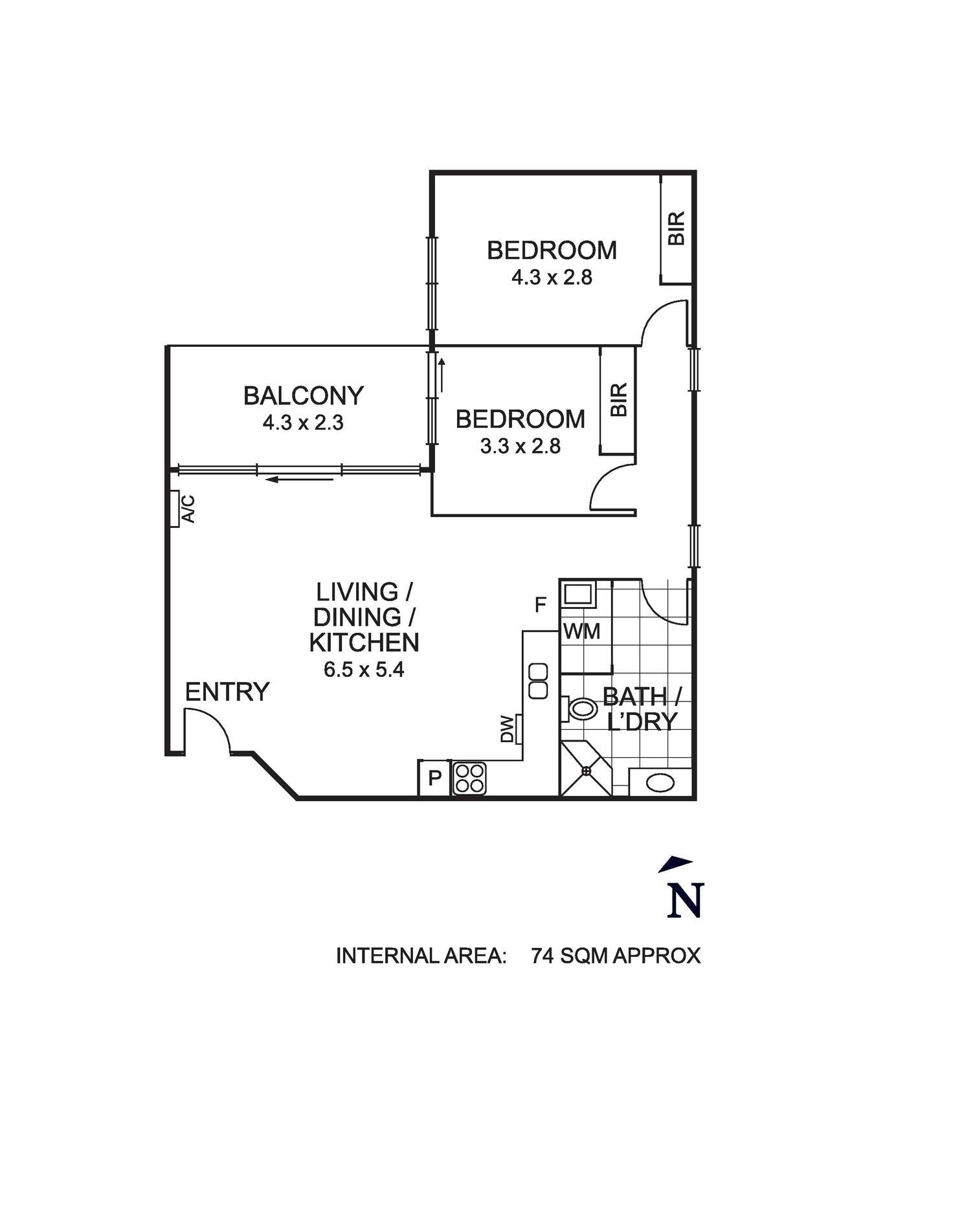 Floorplan of Homely apartment listing, 31/337 Sydney Road, Brunswick VIC 3056