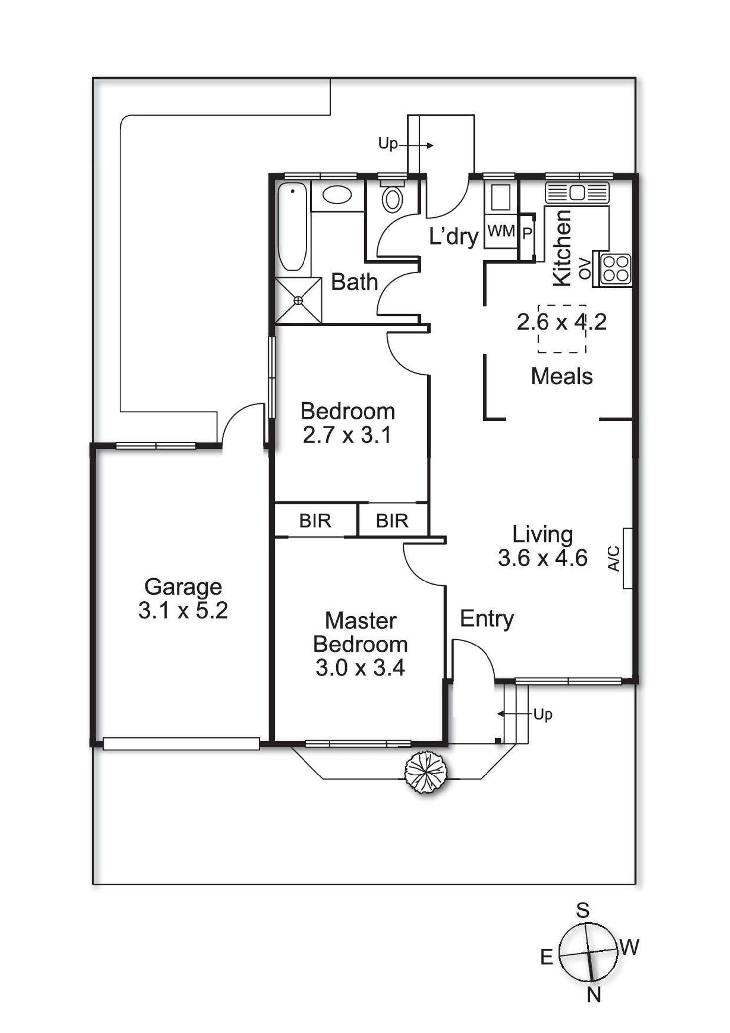 Floorplan of Homely unit listing, 4/17 Lake Street, Reservoir VIC 3073