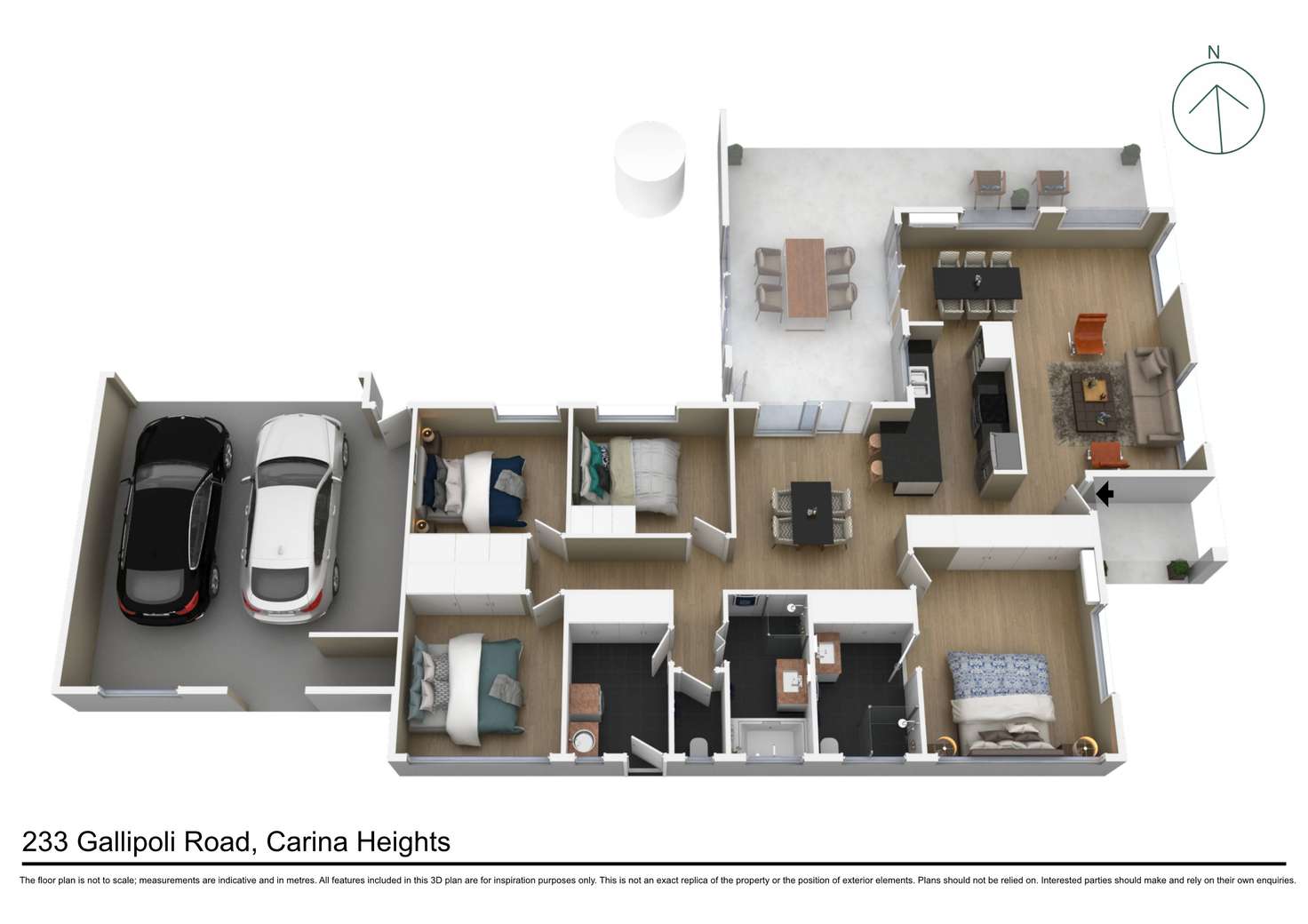 Floorplan of Homely house listing, 233 Gallipoli Road, Carina Heights QLD 4152
