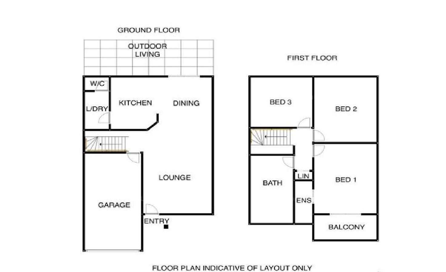 Floorplan of Homely townhouse listing, 6/19 Aberdeen Crescent, Kuraby QLD 4112