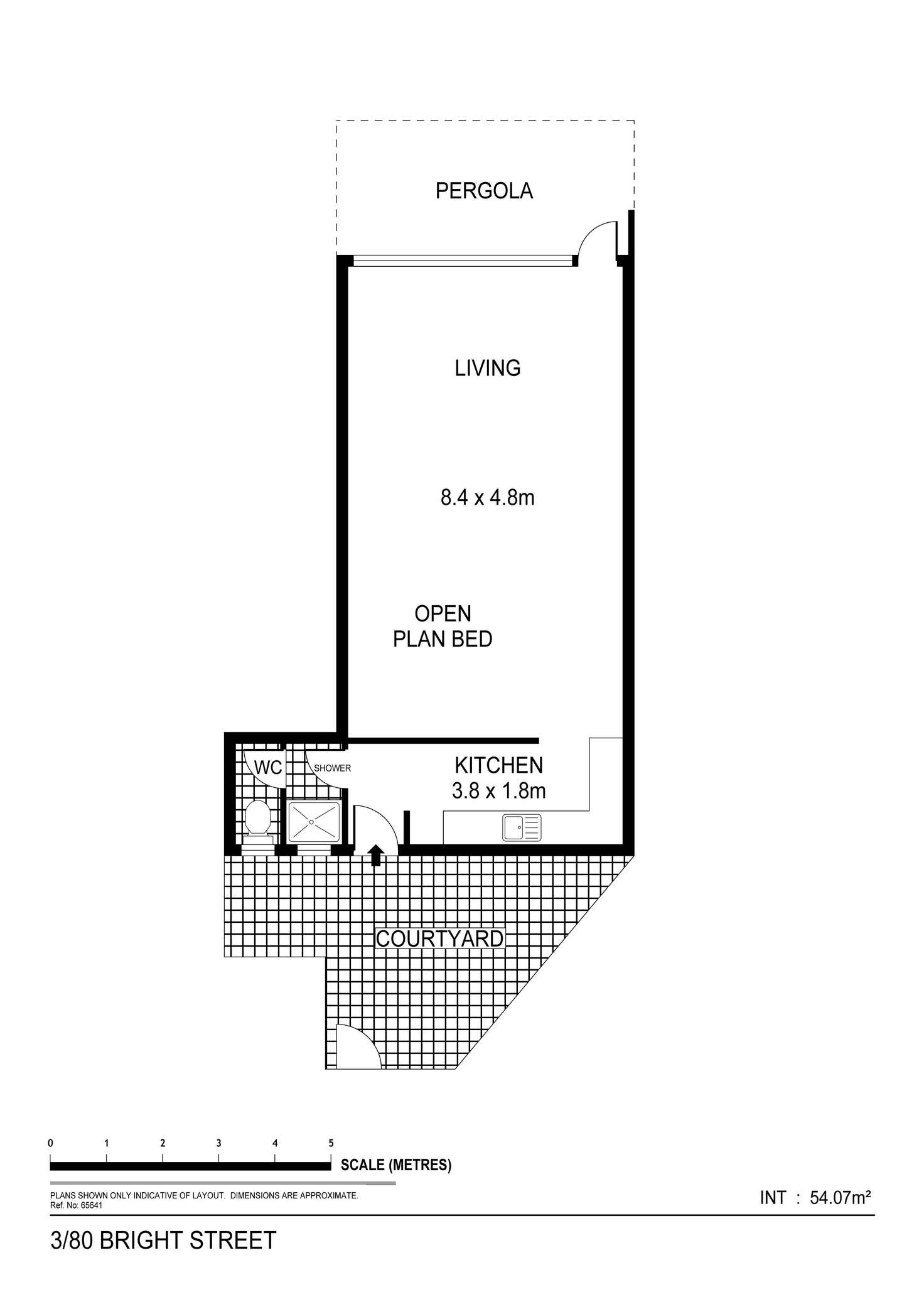 Floorplan of Homely unit listing, 3/80 Bright Street, California Gully VIC 3556