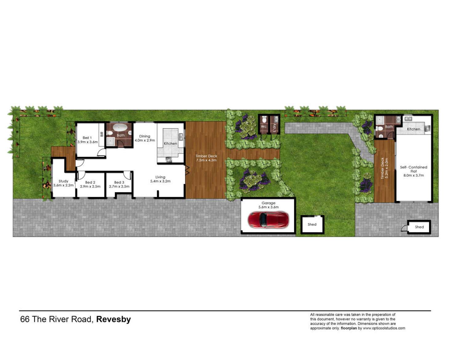 Floorplan of Homely house listing, 66 The River Road, Revesby NSW 2212
