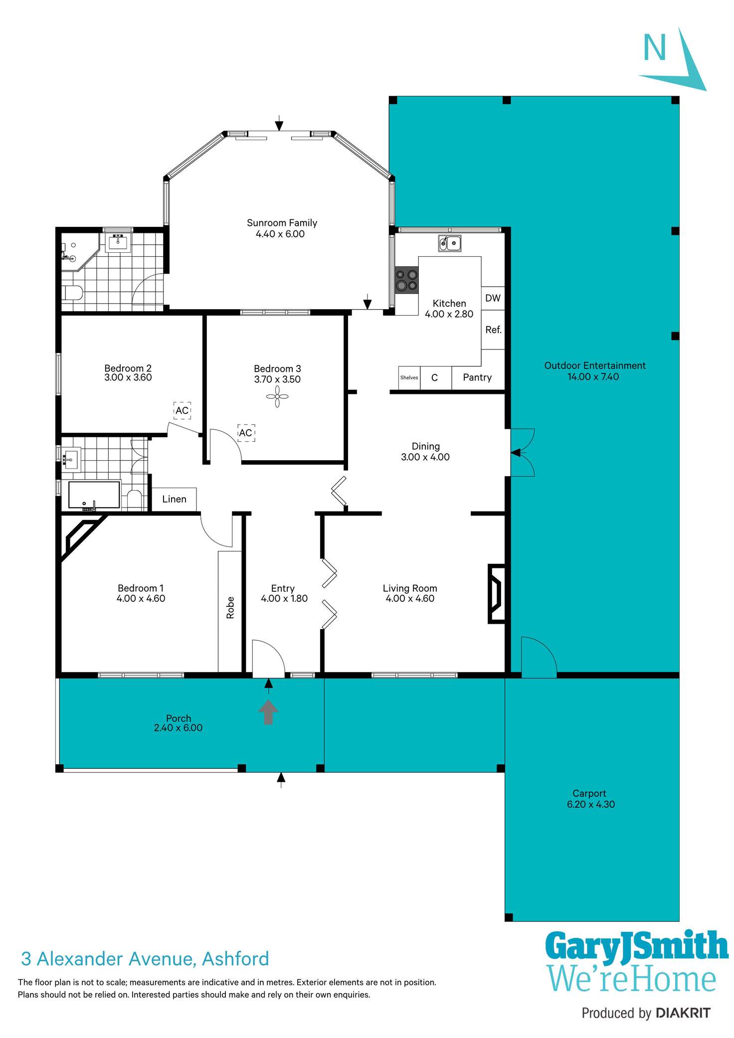 Floorplan of Homely house listing, 3 Alexander Avenue, Ashford SA 5035