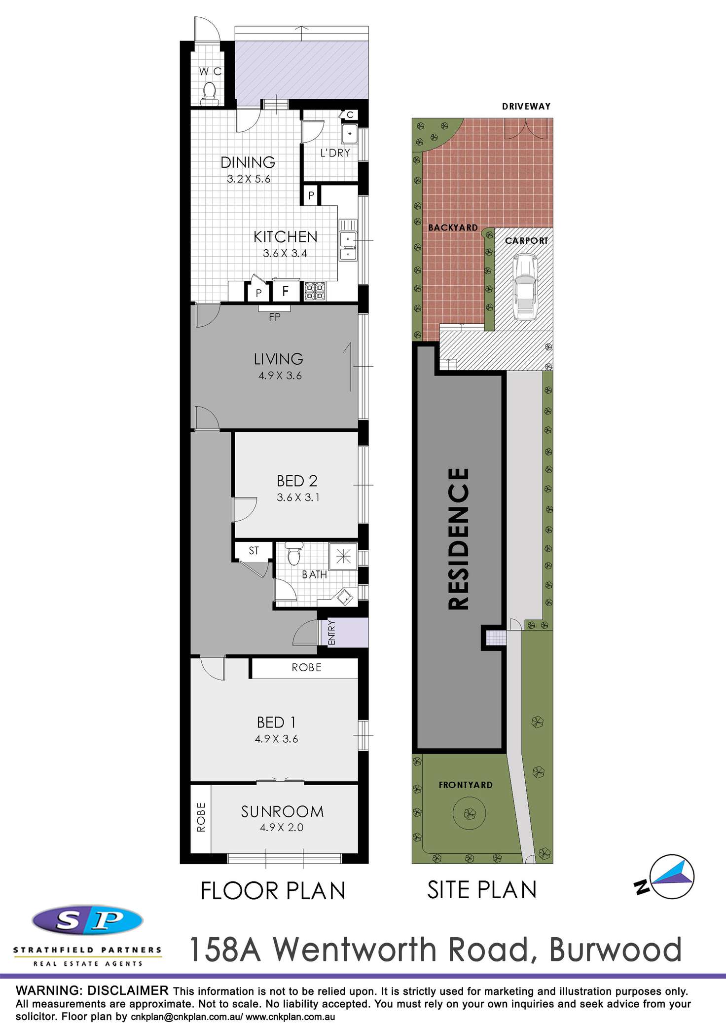 Floorplan of Homely house listing, 158A Wentworth Road, Burwood NSW 2134