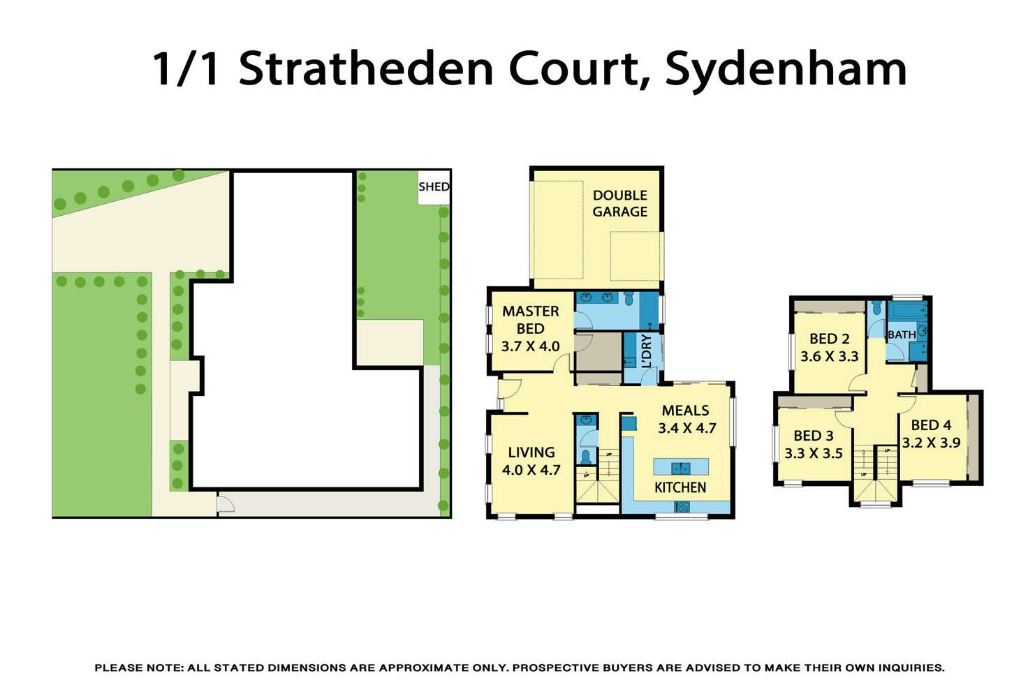 Floorplan of Homely townhouse listing, 1/1 - 3 Stratheden Court, Sydenham VIC 3037