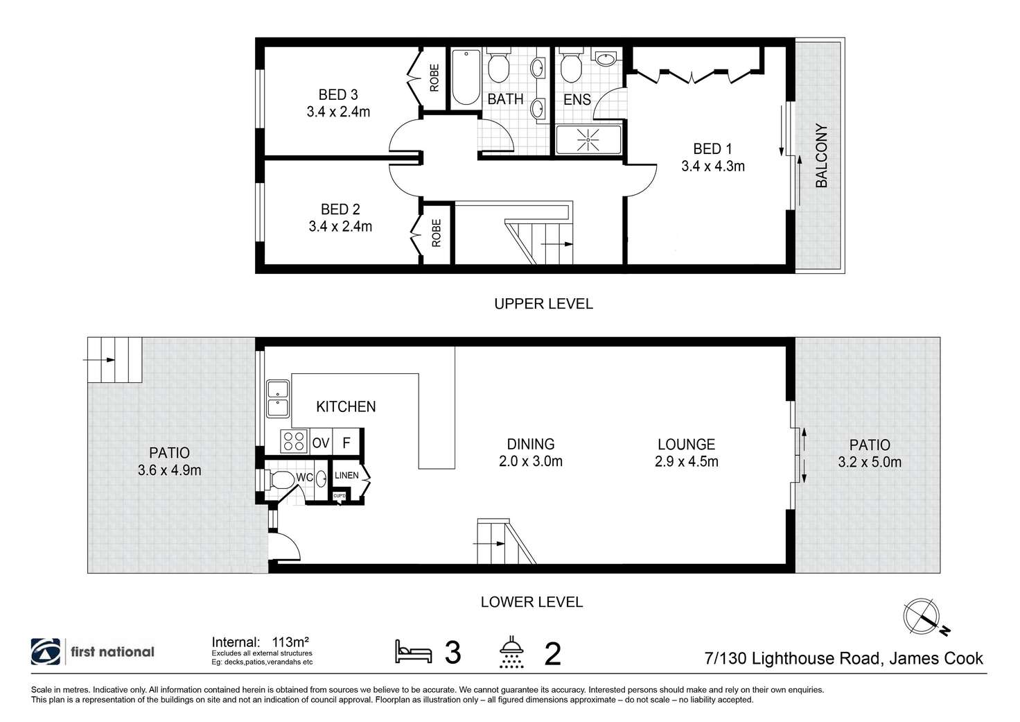 Floorplan of Homely unit listing, 7/130 Lighthouse Road, Byron Bay NSW 2481