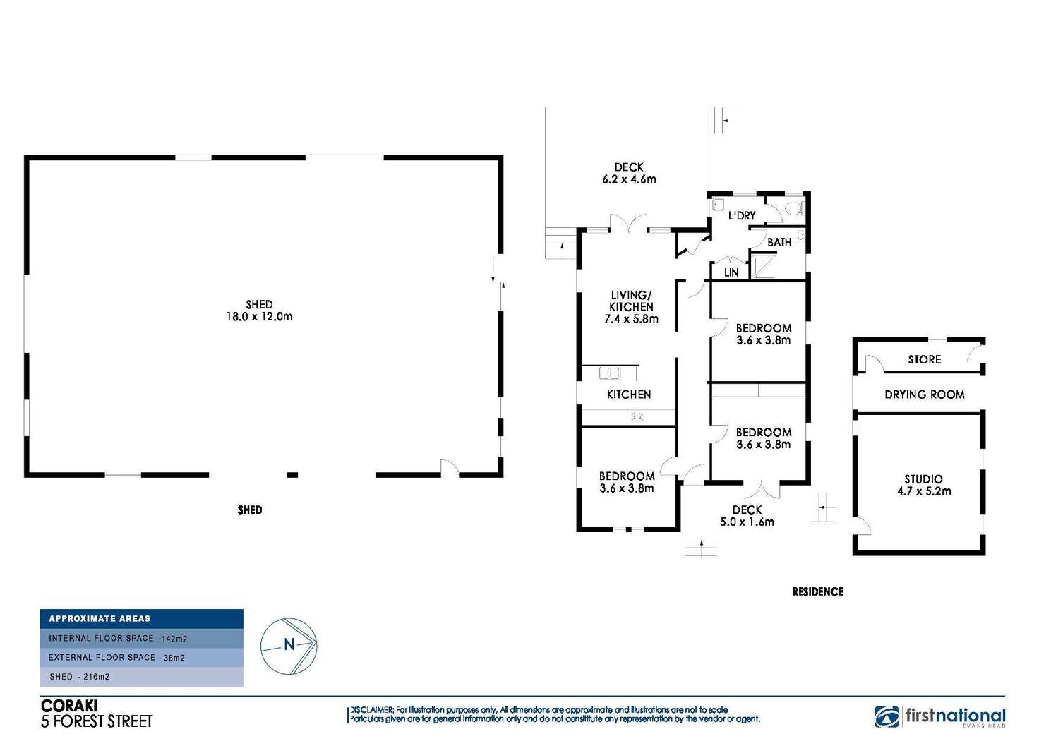 Floorplan of Homely house listing, 5 Forest Street, Coraki NSW 2471