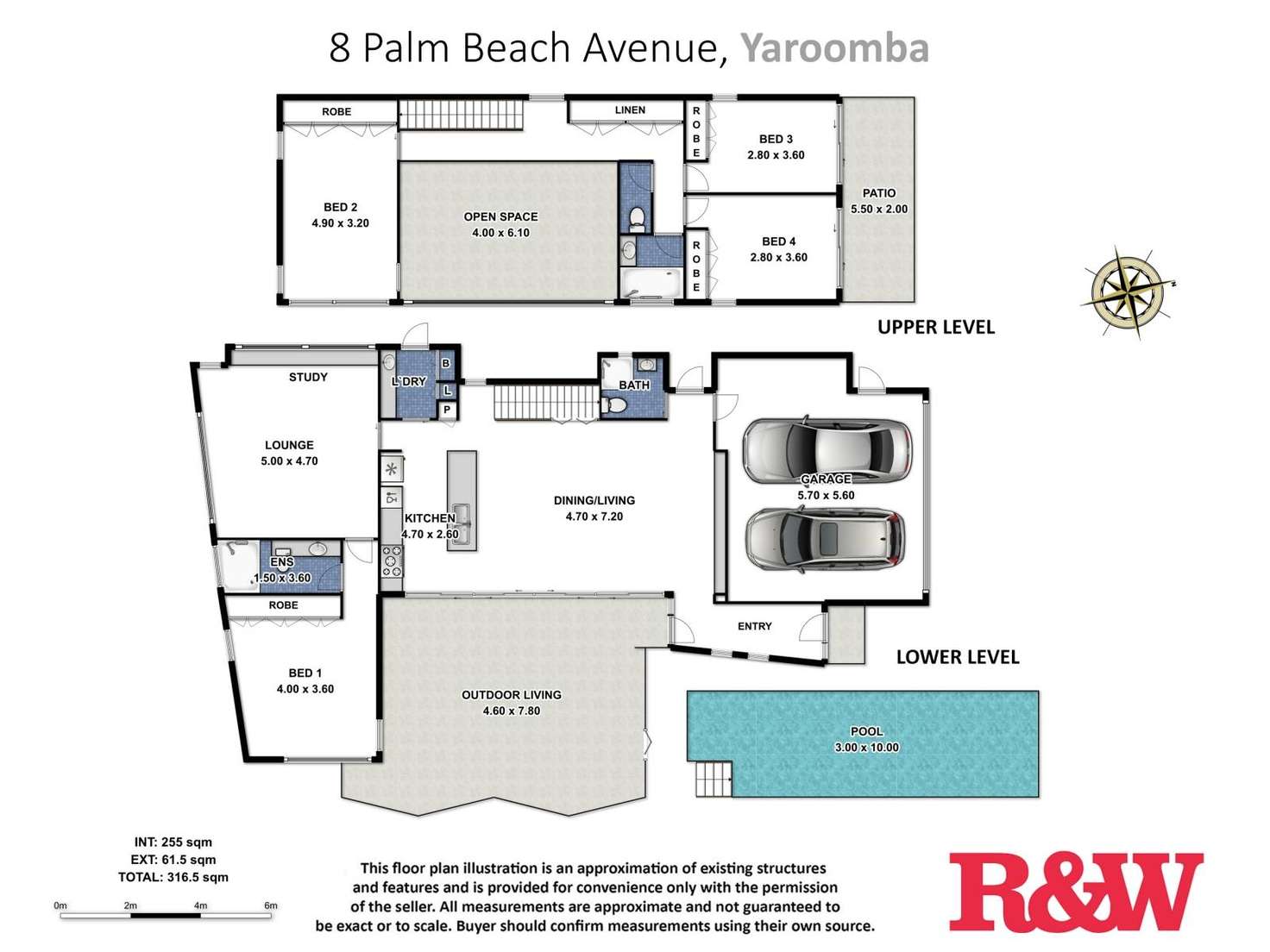 Floorplan of Homely house listing, 8 Palm Beach Avenue, Yaroomba QLD 4573