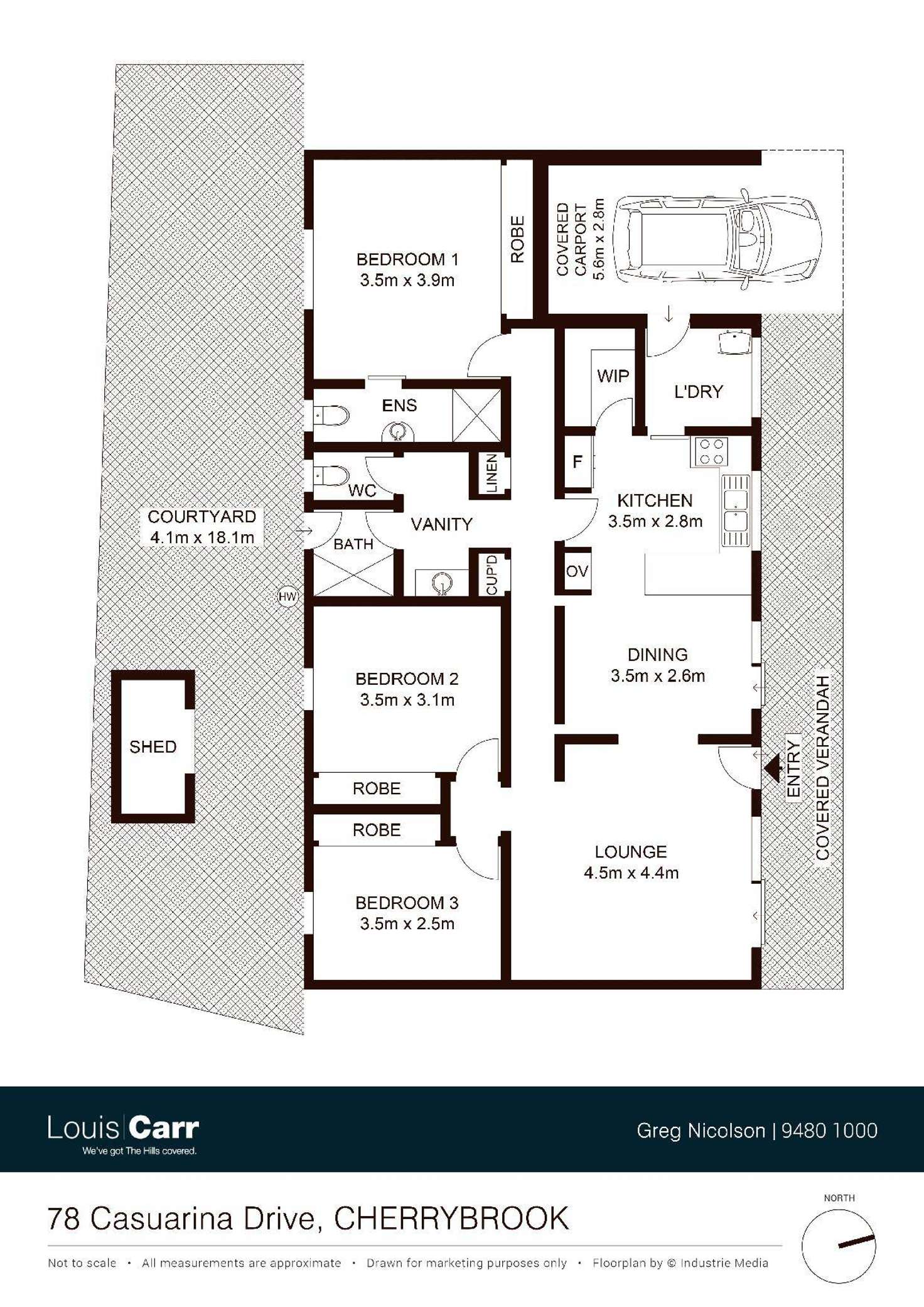 Floorplan of Homely house listing, 78 Casuarina Drive, Cherrybrook NSW 2126