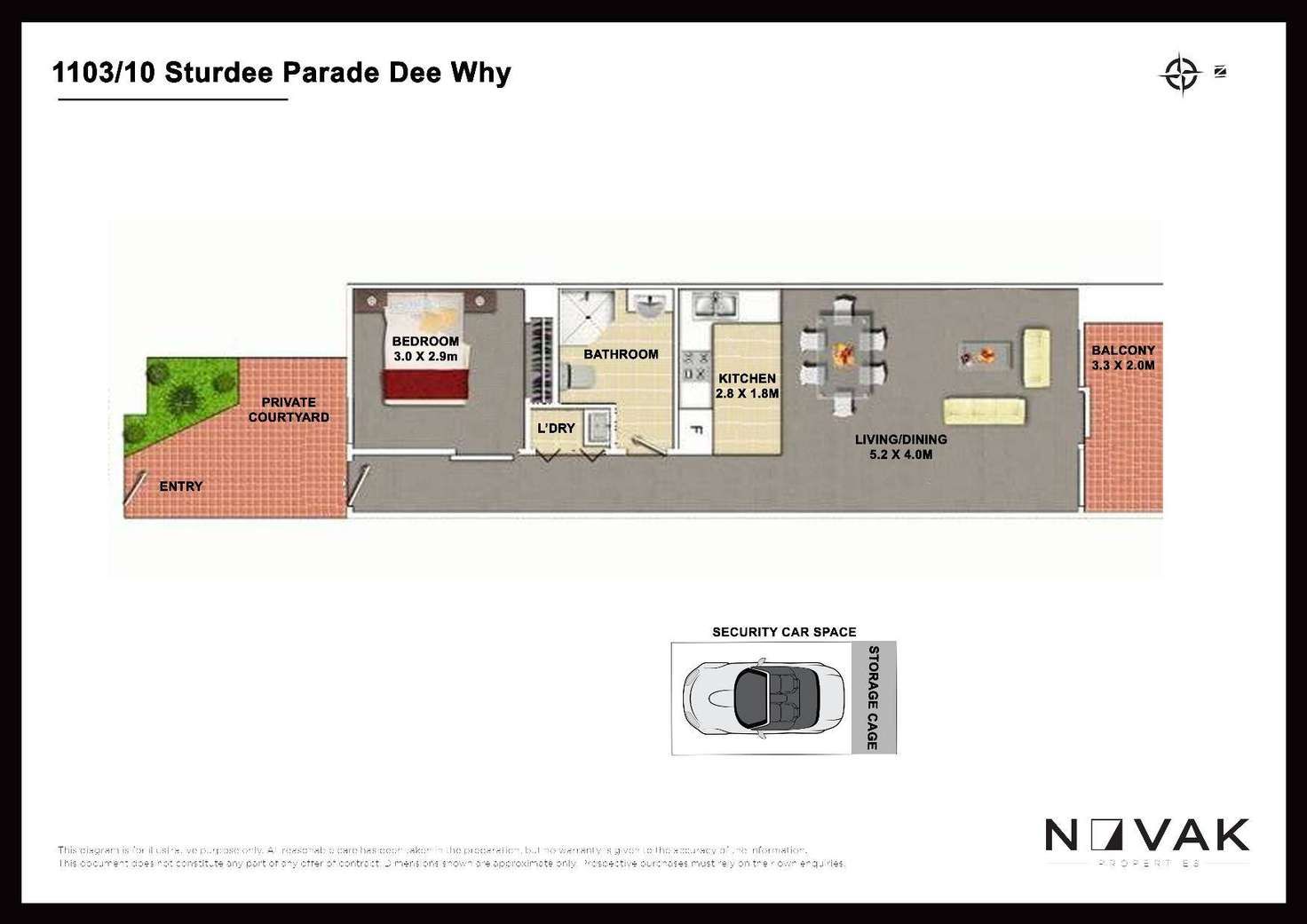 Floorplan of Homely apartment listing, 1103/10 Sturdee Parade, Dee Why NSW 2099