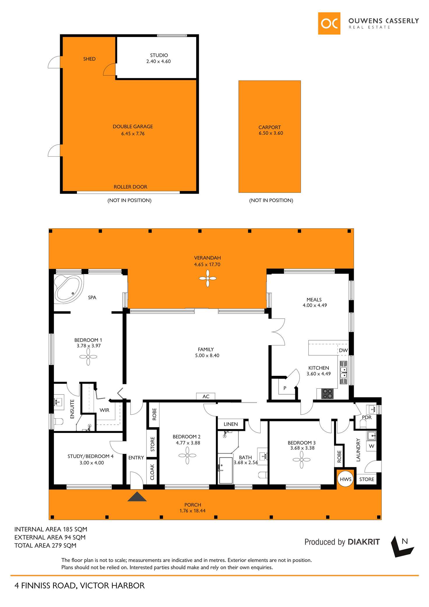 Floorplan of Homely house listing, 4 Finniss Road, Victor Harbor SA 5211