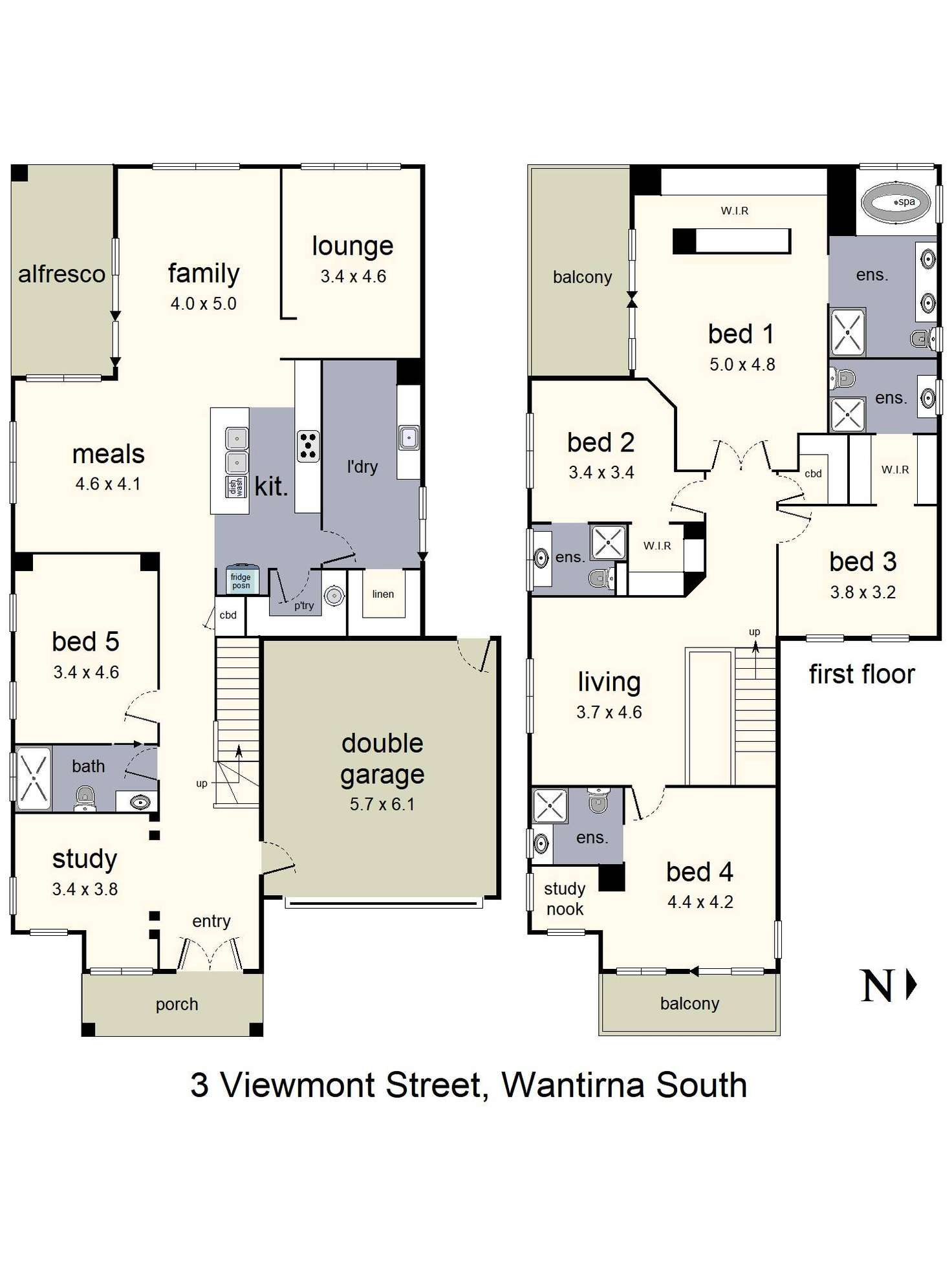 Floorplan of Homely house listing, 3 Viewmont Street, Wantirna South VIC 3152