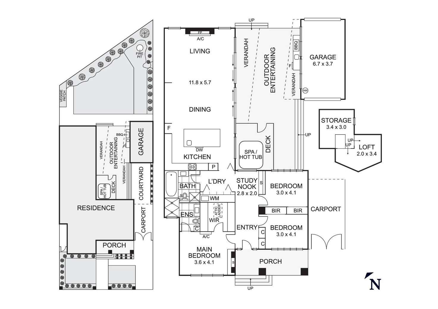 Floorplan of Homely house listing, 23 Elder Street, Watsonia VIC 3087