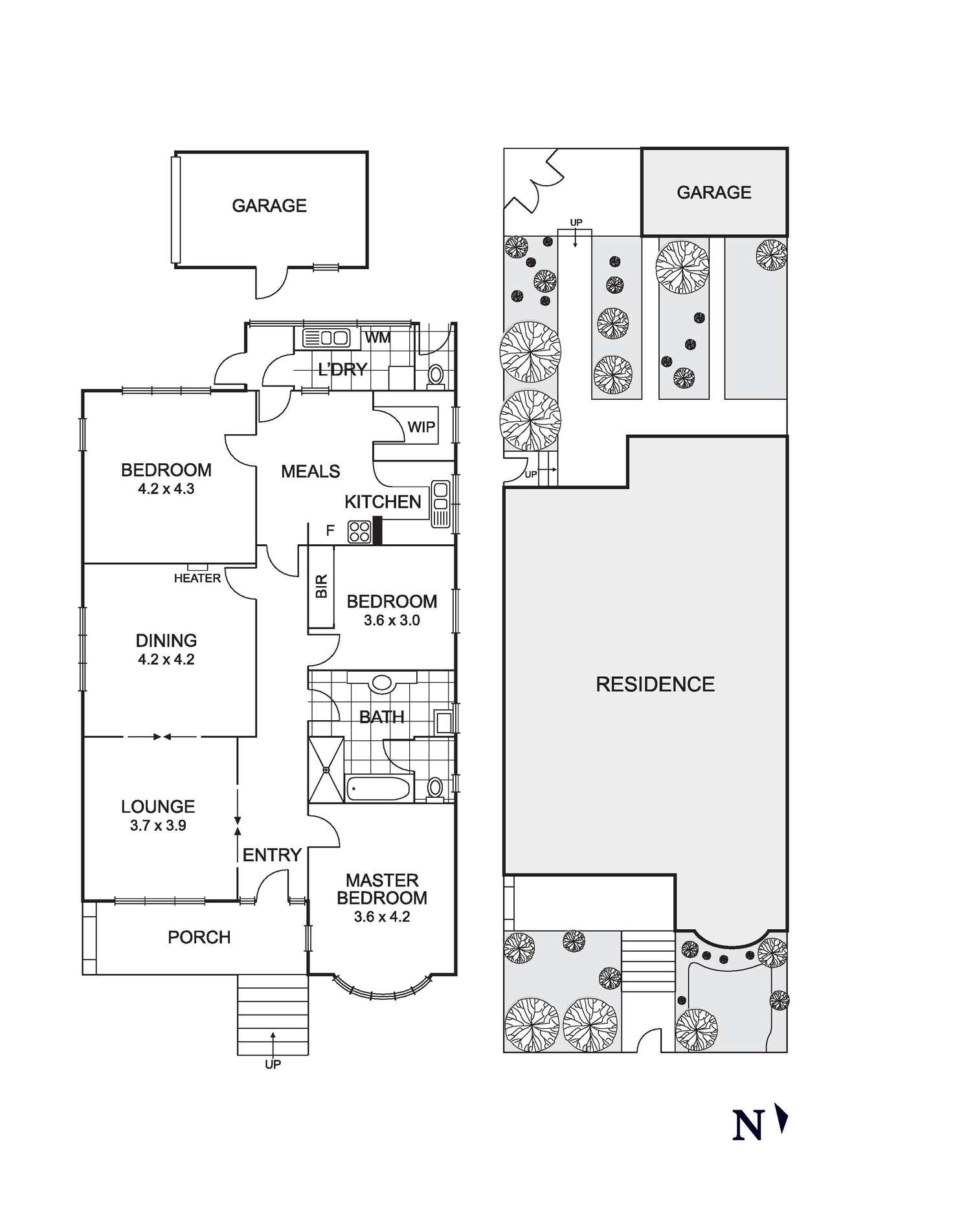 Floorplan of Homely house listing, 505 Lygon Street, Carlton North VIC 3054