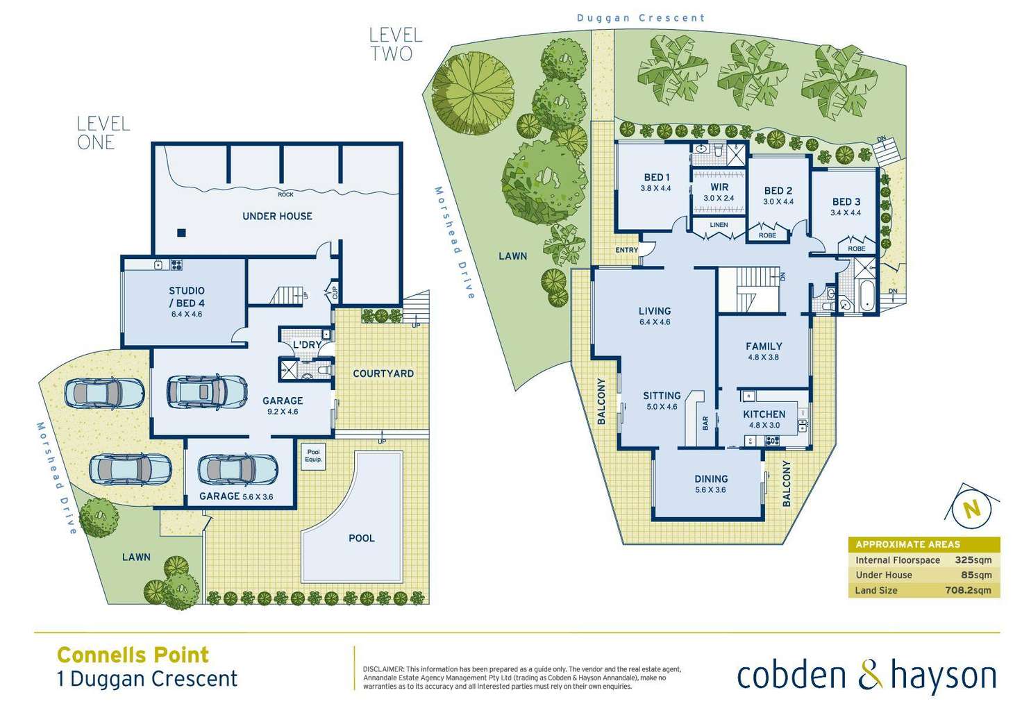 Floorplan of Homely house listing, 1 Duggan Crescent, Connells Point NSW 2221