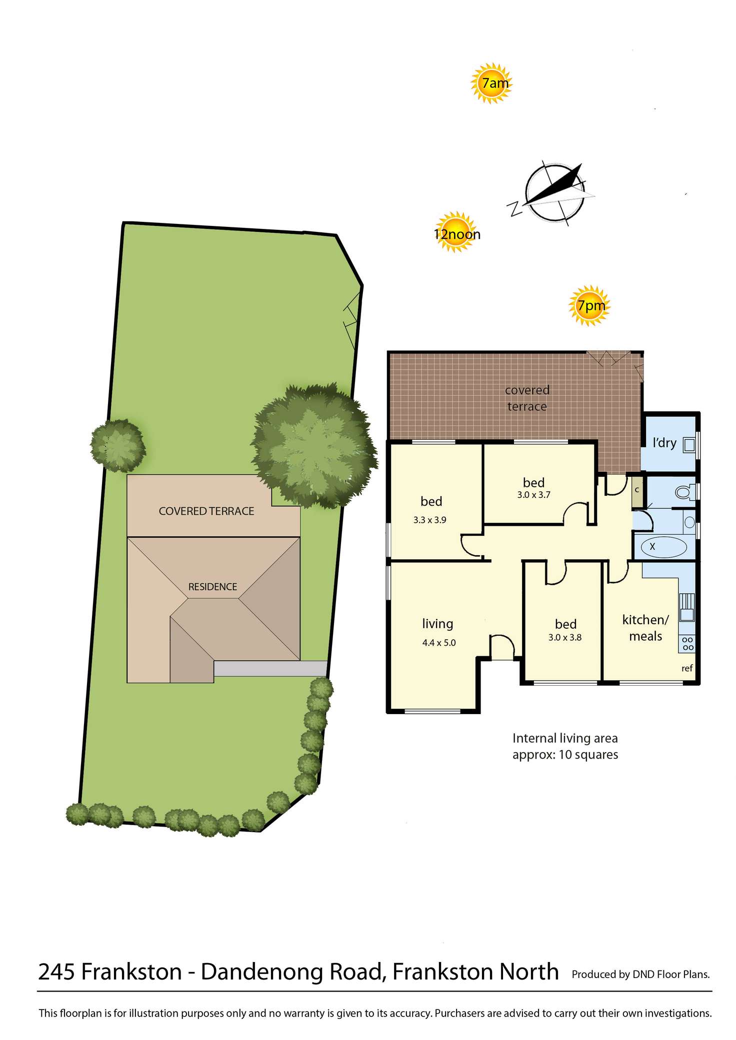 Floorplan of Homely house listing, 245 Frankston-Dandenong Road, Frankston North VIC 3200
