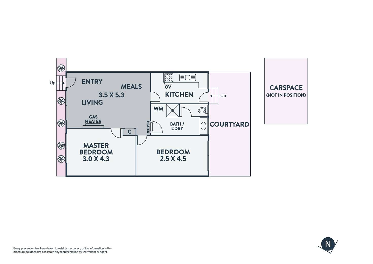 Floorplan of Homely unit listing, 4/58 Northernhay Street, Reservoir VIC 3073