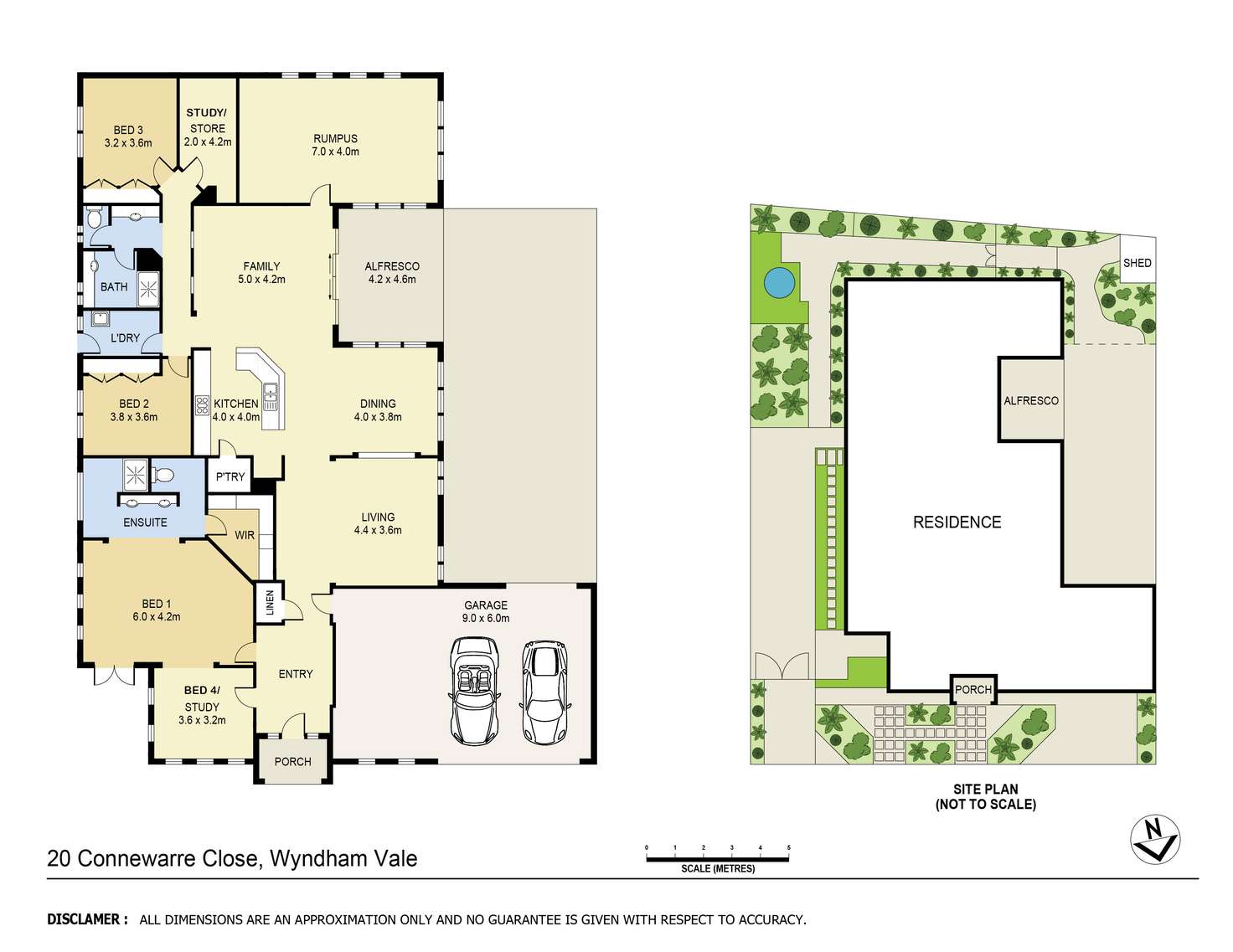 Floorplan of Homely house listing, 20 Connewarre Close, Manor Lakes VIC 3024