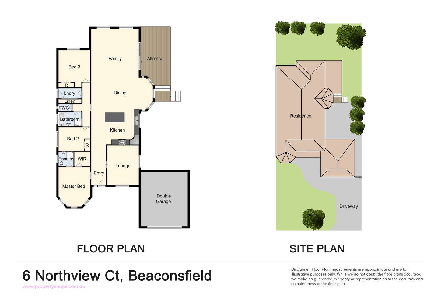 Floorplan of Homely house listing, 6 Northview Court, Beaconsfield VIC 3807