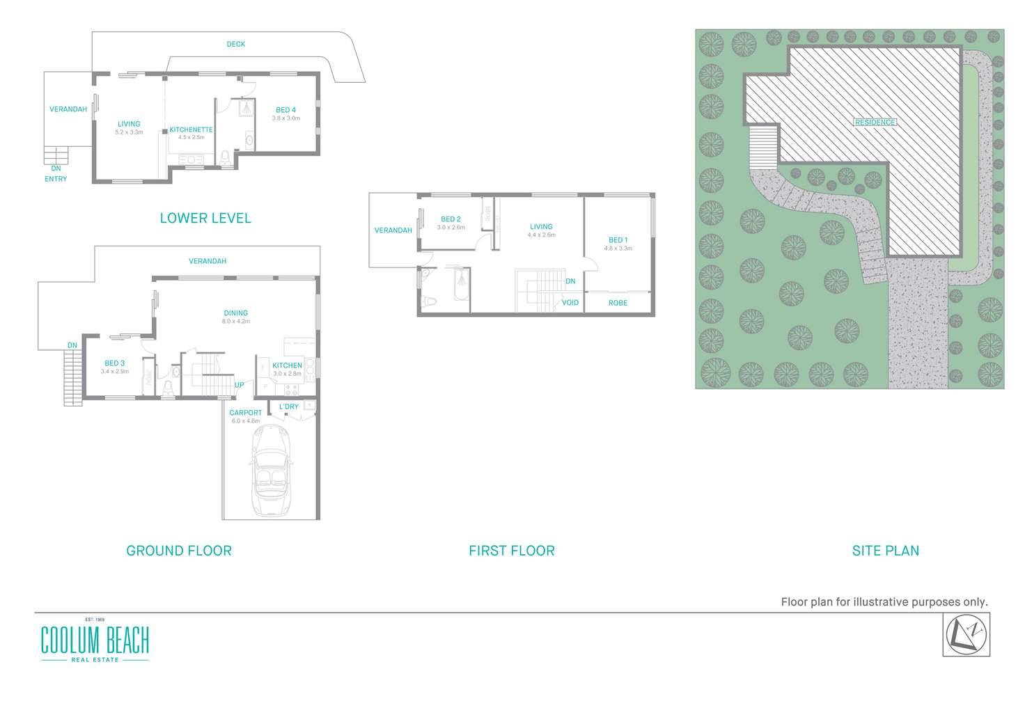 Floorplan of Homely house listing, 10 Sammi Court, Coolum Beach QLD 4573