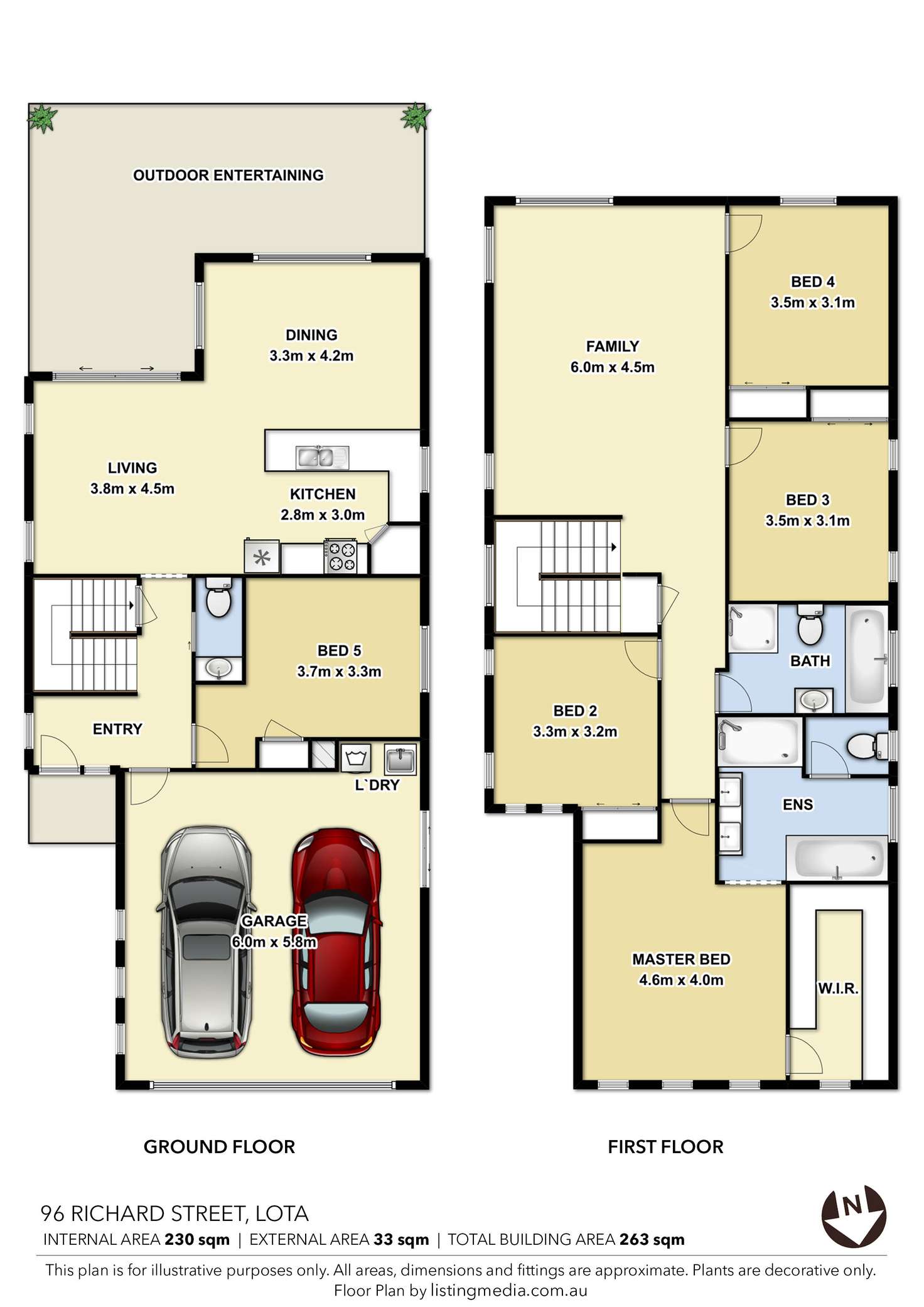 Floorplan of Homely house listing, 96 Richard Street, Lota QLD 4179