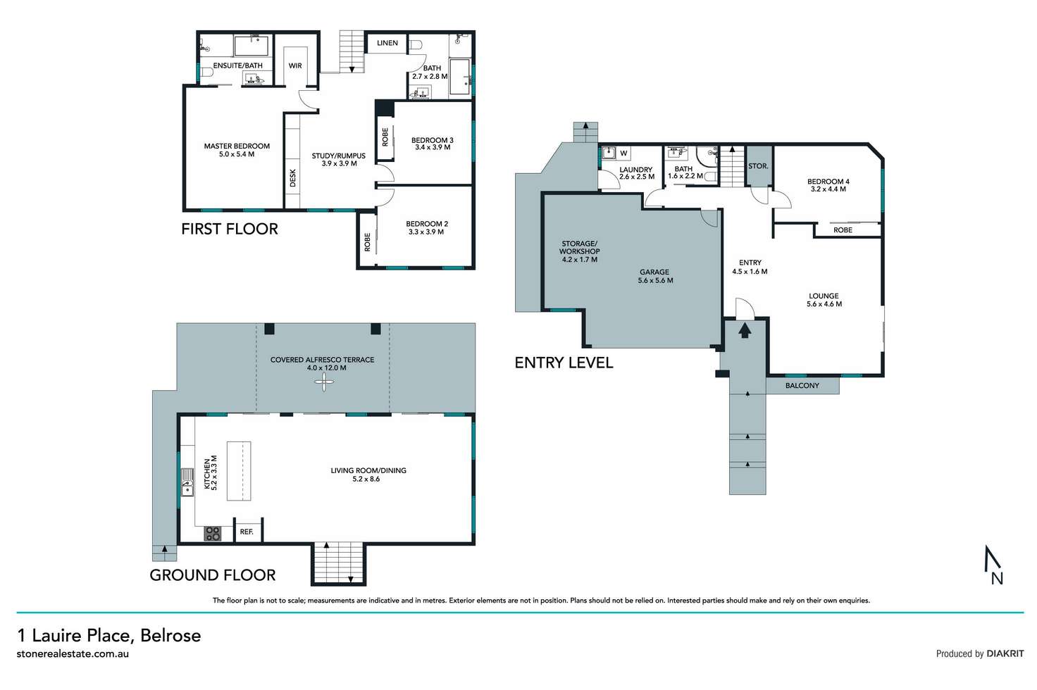 Floorplan of Homely house listing, 1 Laurie Place, Belrose NSW 2085