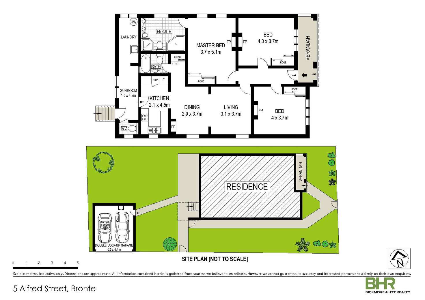 Floorplan of Homely house listing, 5 Alfred Street, Bronte NSW 2024