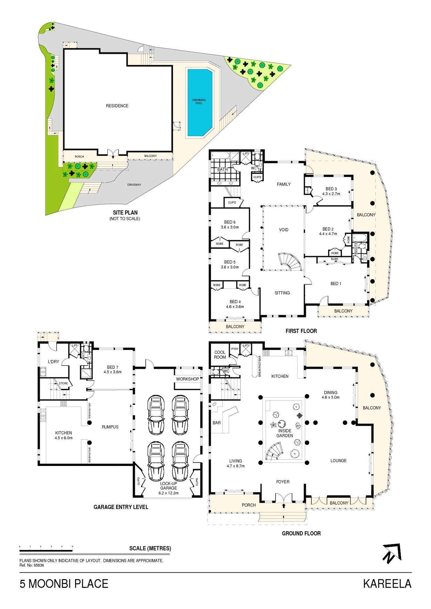 Floorplan of Homely house listing, 5 Moonbi Place, Kareela NSW 2232