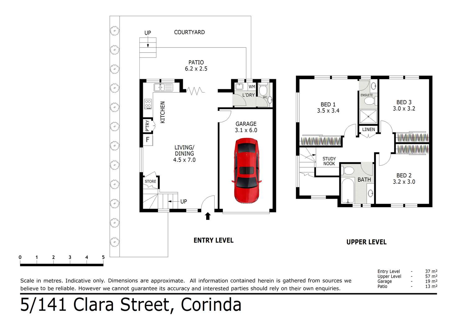 Floorplan of Homely unit listing, 5/141 Clara Street, Corinda QLD 4075