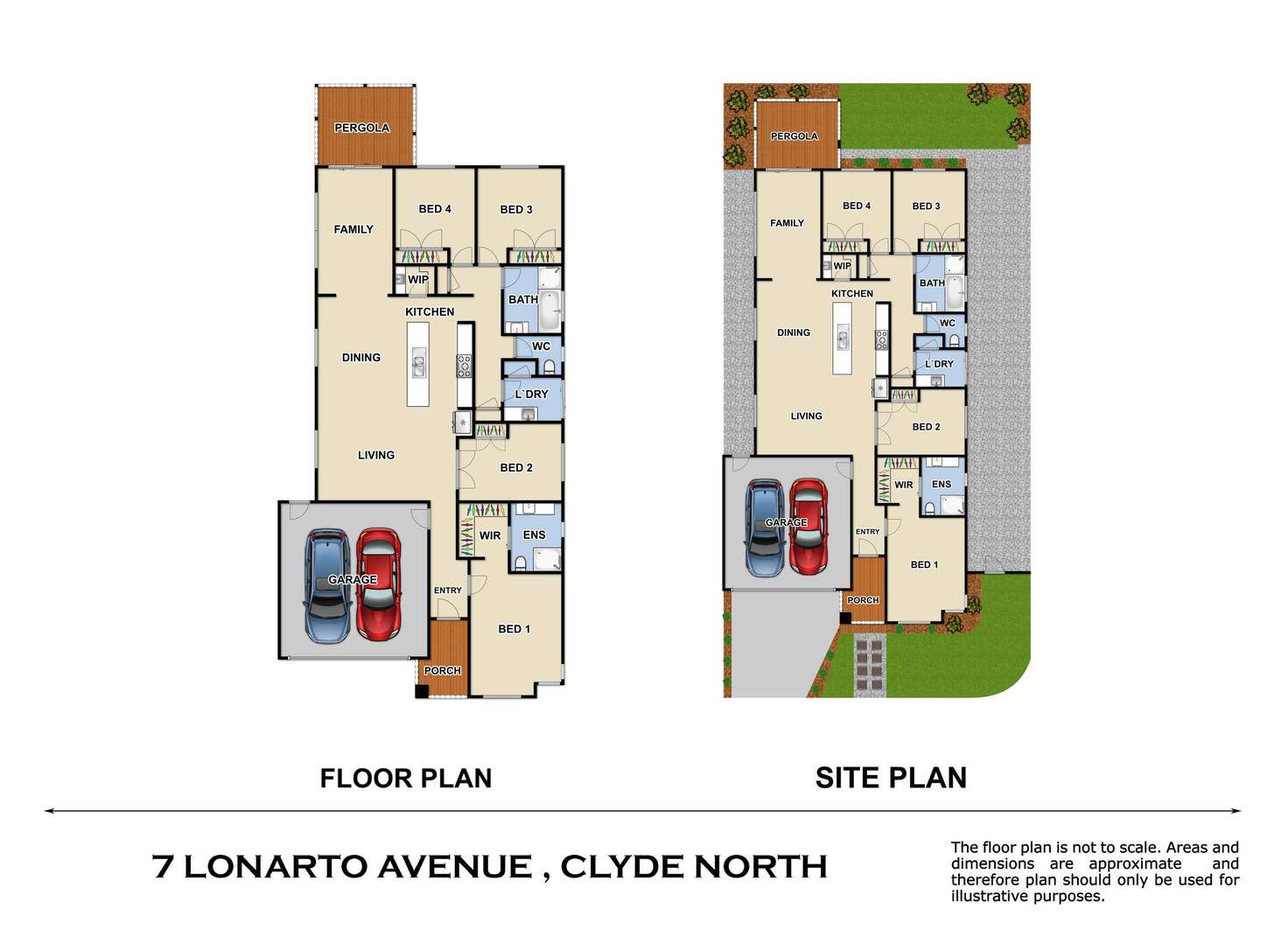 Floorplan of Homely house listing, 7 Lonarto Avenue, Clyde North VIC 3978